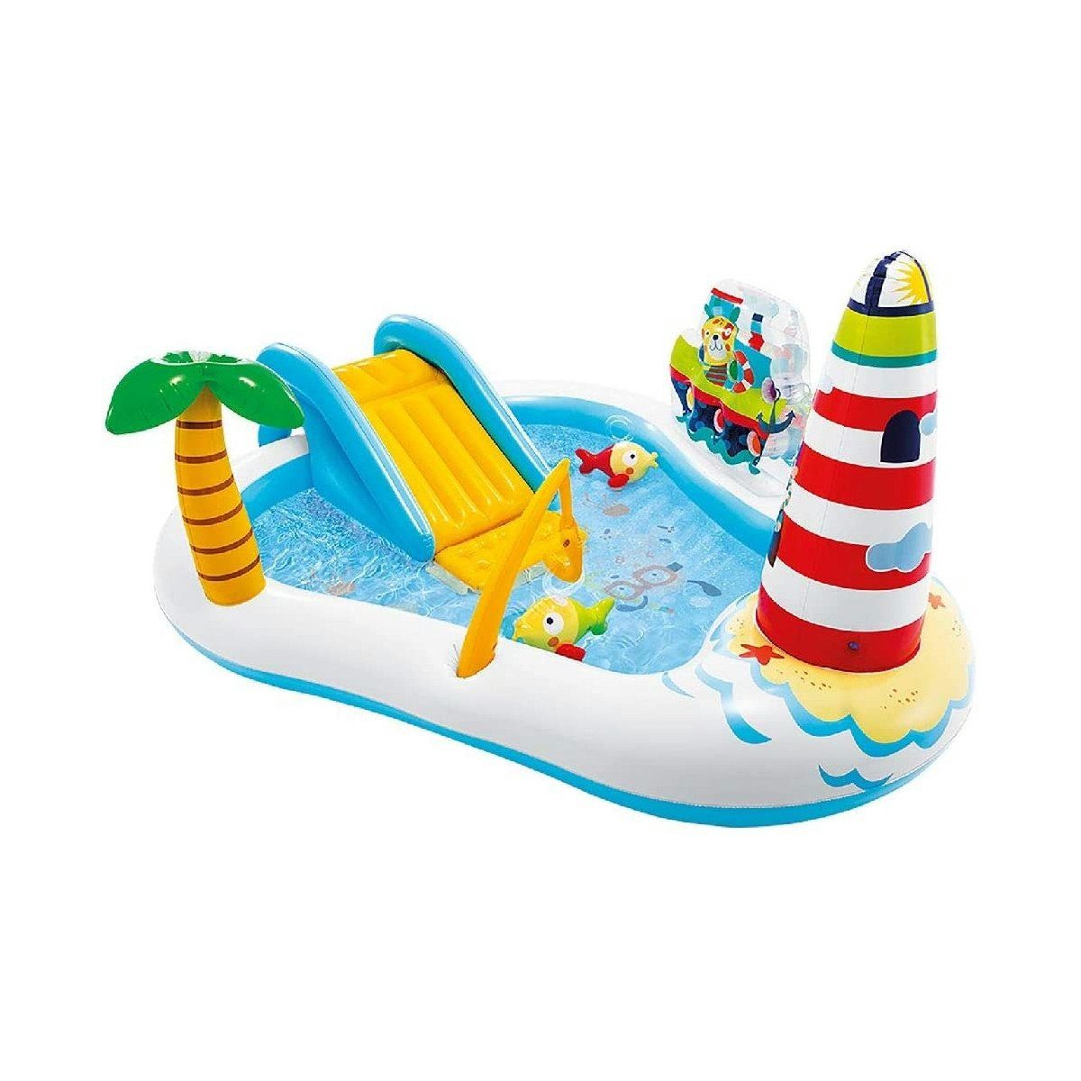 Intex Planschbecken INTEX 57162NP Playcenter "Fishing Fun" Planschbecken (218x188x99)