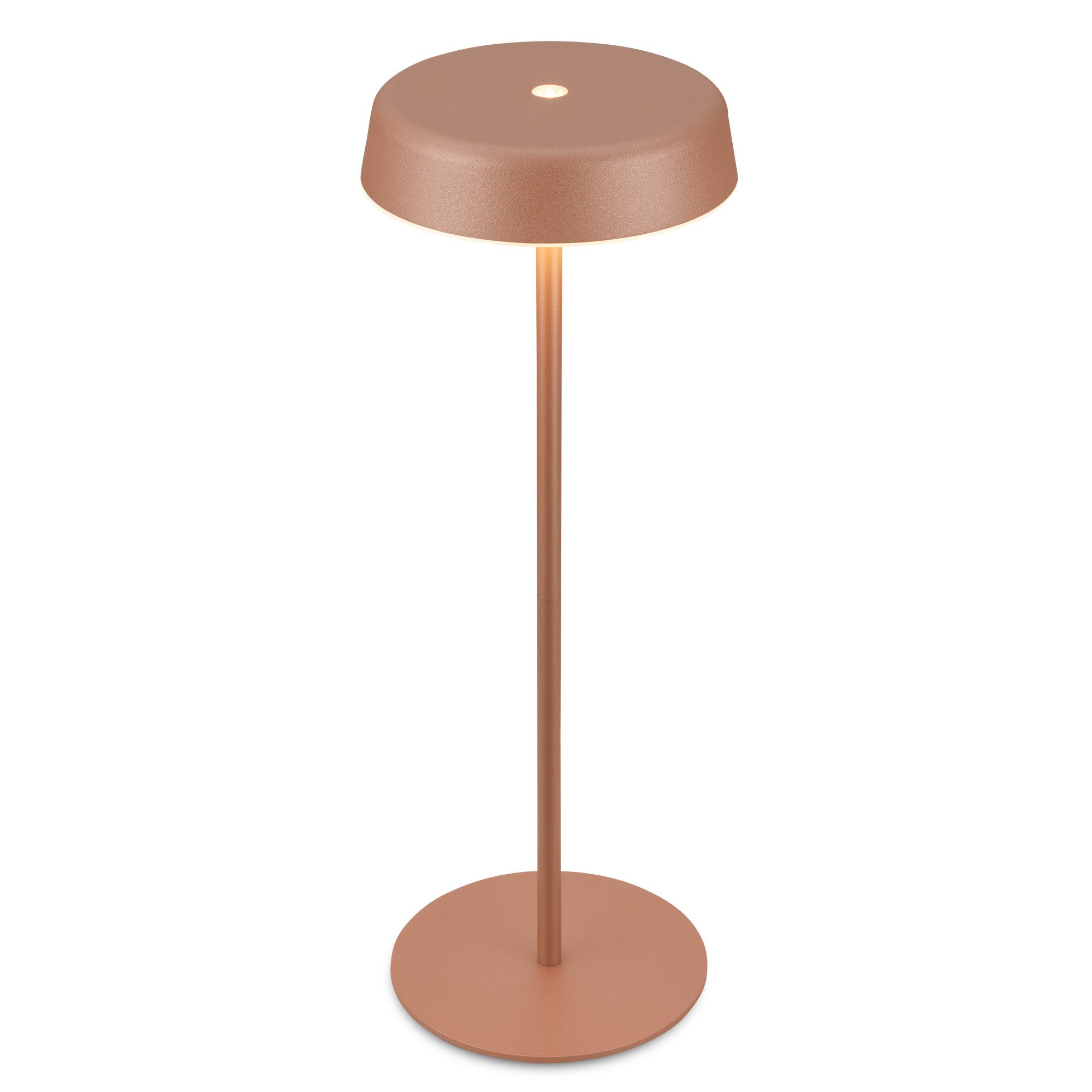 LED Tischleuchte Kabellos Stufenlos dimmbar Touchfunktion Warmweiß