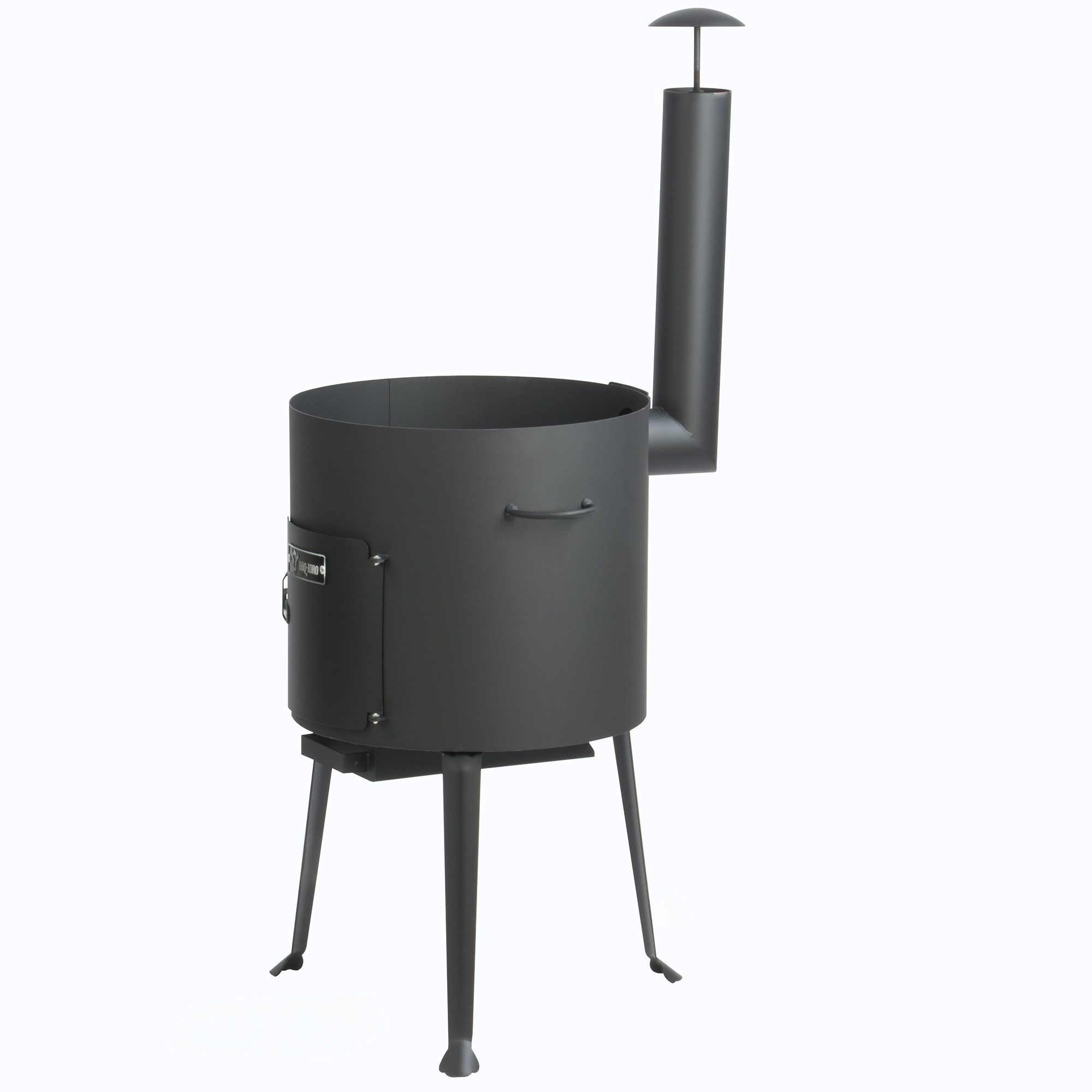 BBQ-Toro Feuerstelle Kazan Ofen Ø 34 cm, Gulaschkessel mit Schaumlöffel, Schürhaken – Bild 5 von 5