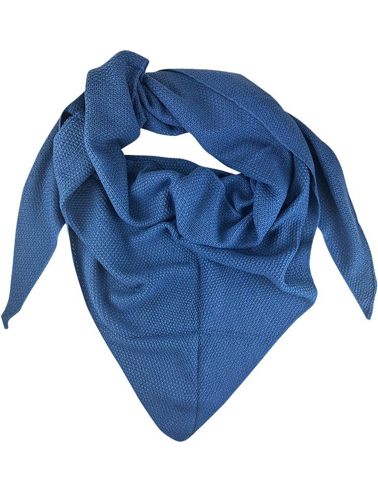 Trachtenland Dreieckstuch XL Strick Halstuch - Dirndltuch Schal mit Reismus günstig online kaufen