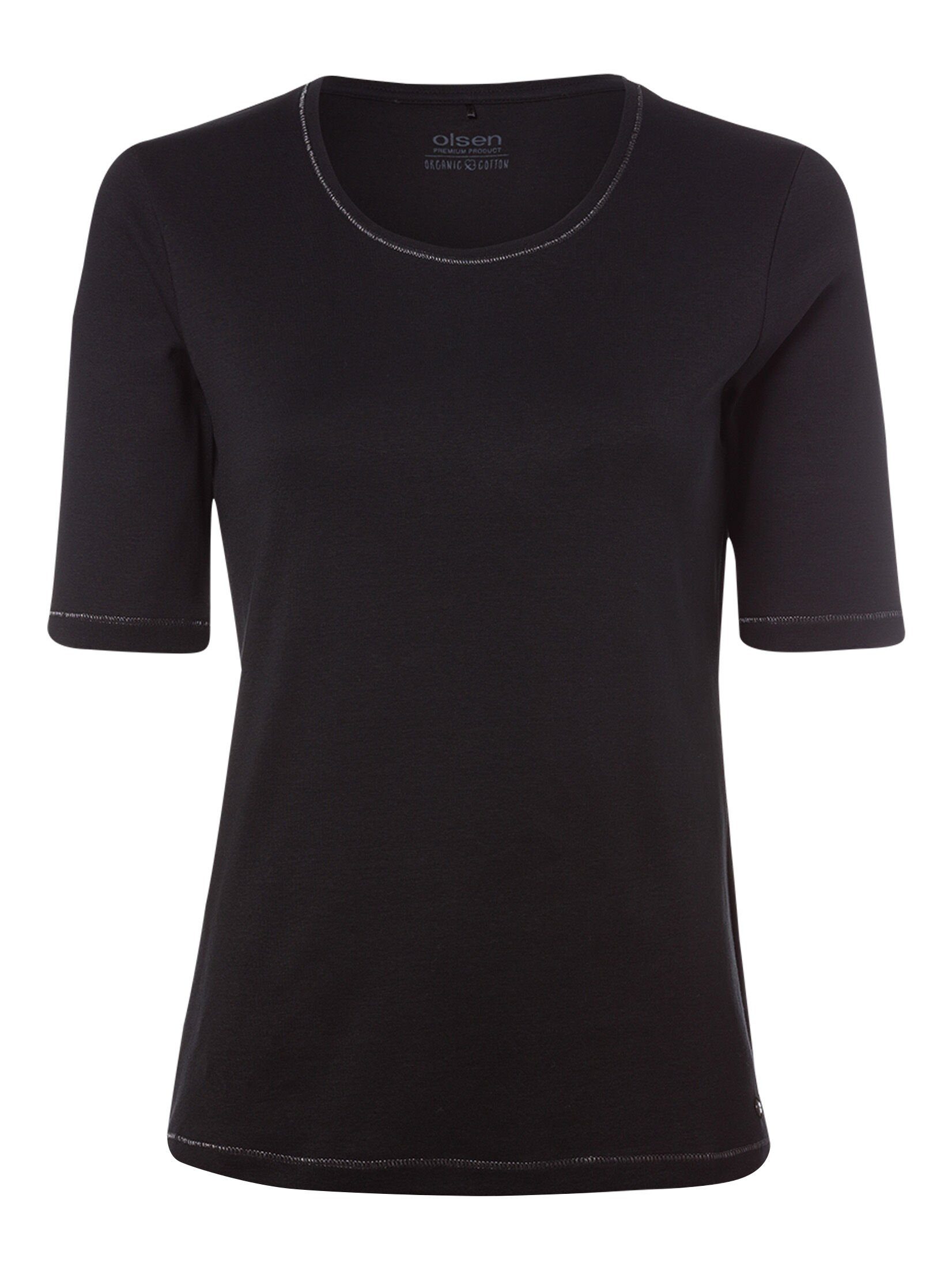 Olsen Rundhalsshirt (1-tlg) mit kleinem Stern günstig online kaufen