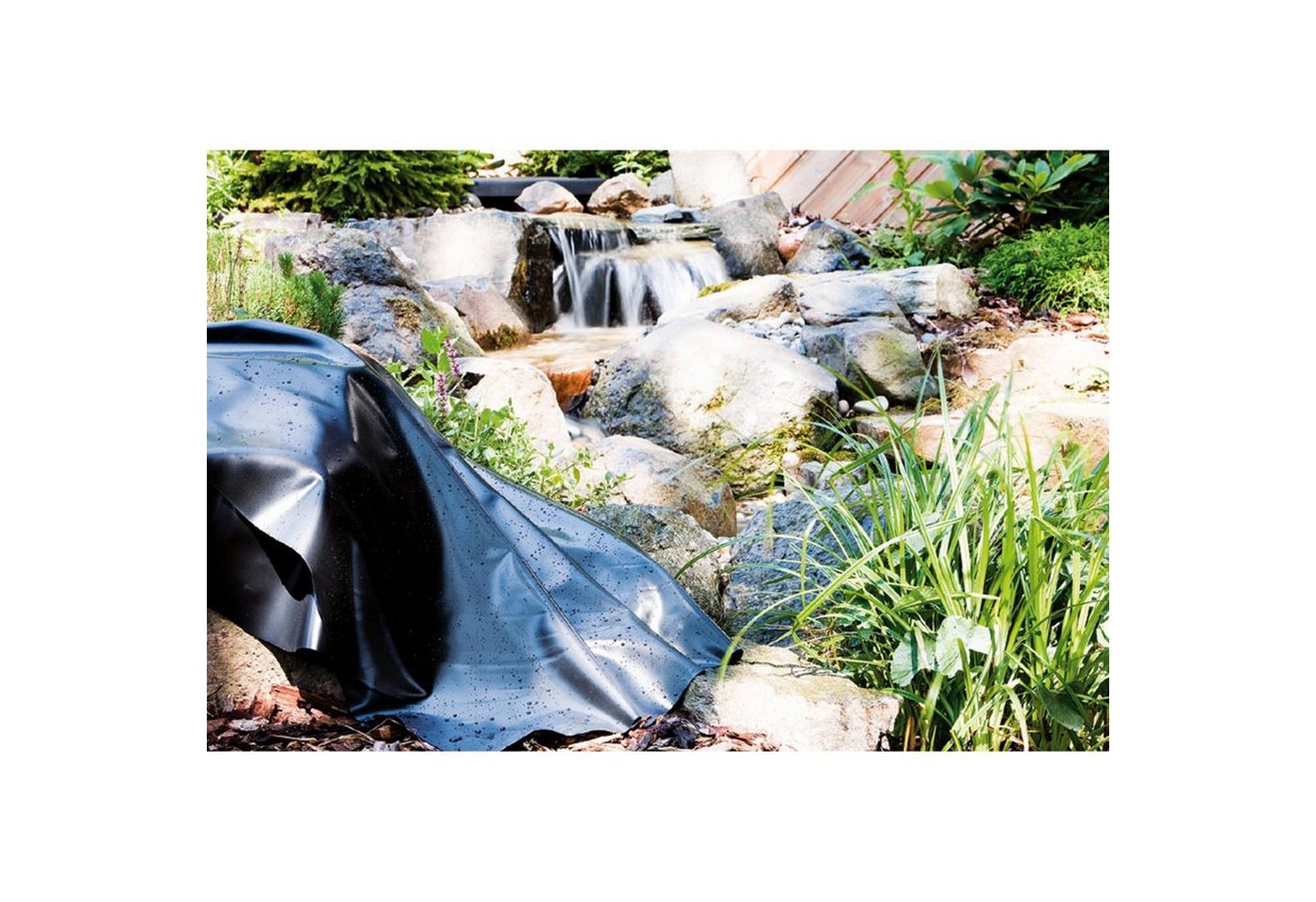 Thumbnail - Heissner Teichfolie EPDM Teichfolie, schwarz, 1.0mm, 9x5m=45qm, 1 mm Stärke
