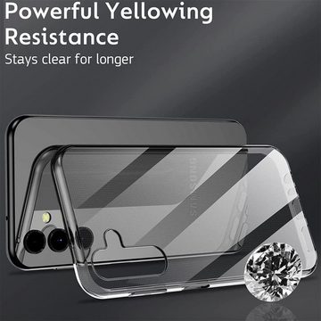 CoolGadget Handyhülle Transparent Ultra Slim Case für Samsung Galaxy A14 4G / 5G 6,8 Zoll, Silikon Hülle Dünne Schutzhülle für Samsung Galaxy A14 Hülle