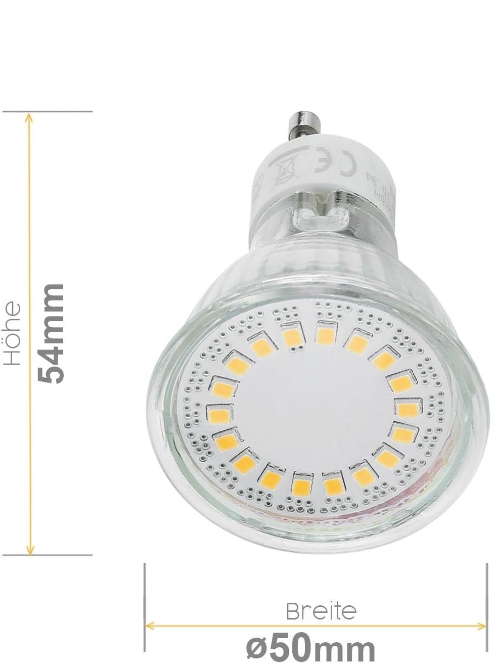 Sweet LED LED Deckenspots GU10 Aluminium Aufbauspot eckig 7W schwenkbar 230V, Leuchtmittel wechselbar, Warmweiß, Deckenaufbauleuchte, Aufbaustrahler, schwenkbar – Bild 4 von 5