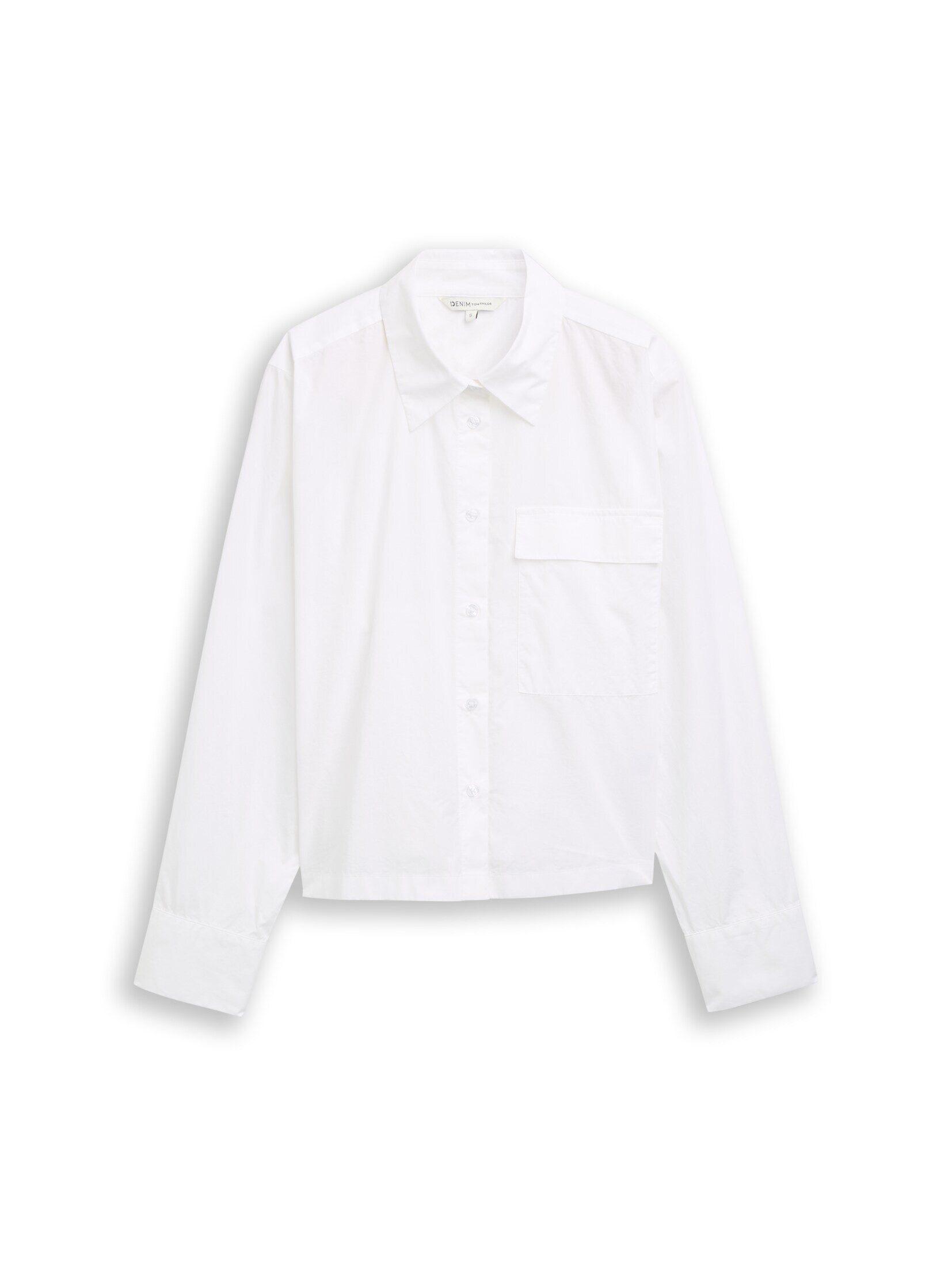 TOM TAILOR Denim Langarmbluse Blusen & Shirts Boxy Fit Hemdbluse aus Baumwo günstig online kaufen