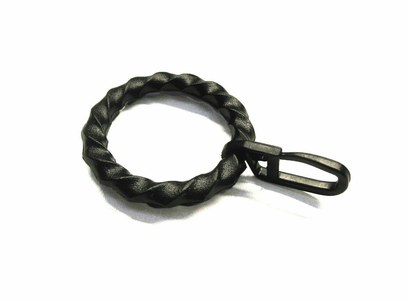 rewagi Gardinenring Gardinenringe mit Faltenhaken gedreht, für Schmiedeeise günstig online kaufen