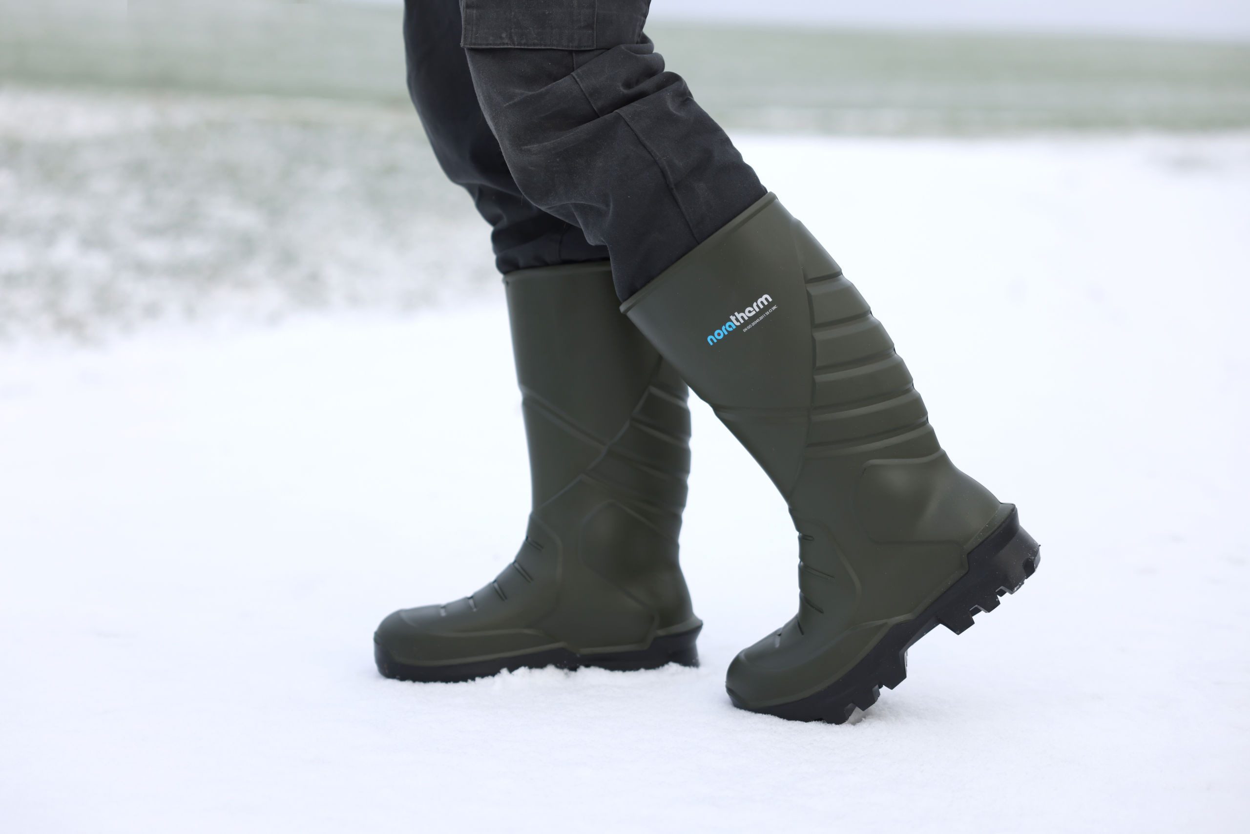 Nora THERM S5 NORA PU-Thermo-Sicherheitsstiefel mit Stahlkappe Gummistiefel leicht & warm bis -50°C – Bild 4 von 5