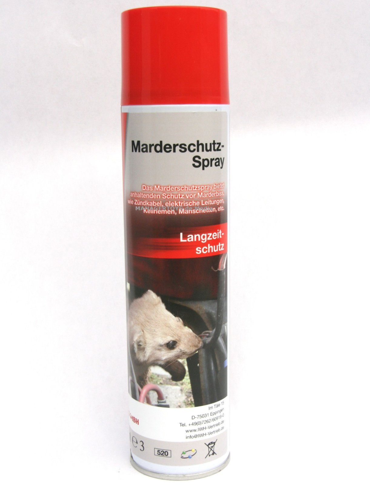 IWH Sprühflasche Anti Marder Schutz Spray 400 ml Marderschreck
