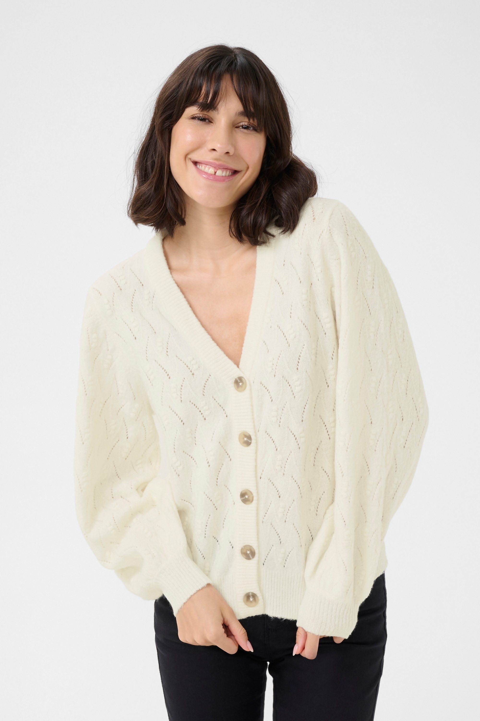 KAFFE Cardigan Strickjacke KArita