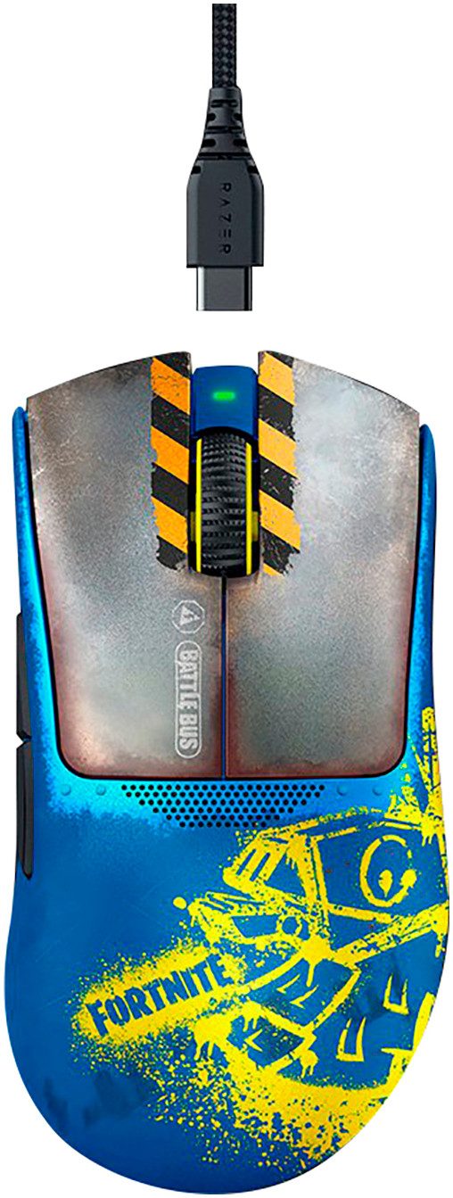 RAZER DeathAdder V3 Pro Fortnite Edition Gaming-Maus (Bluetooth, USB)