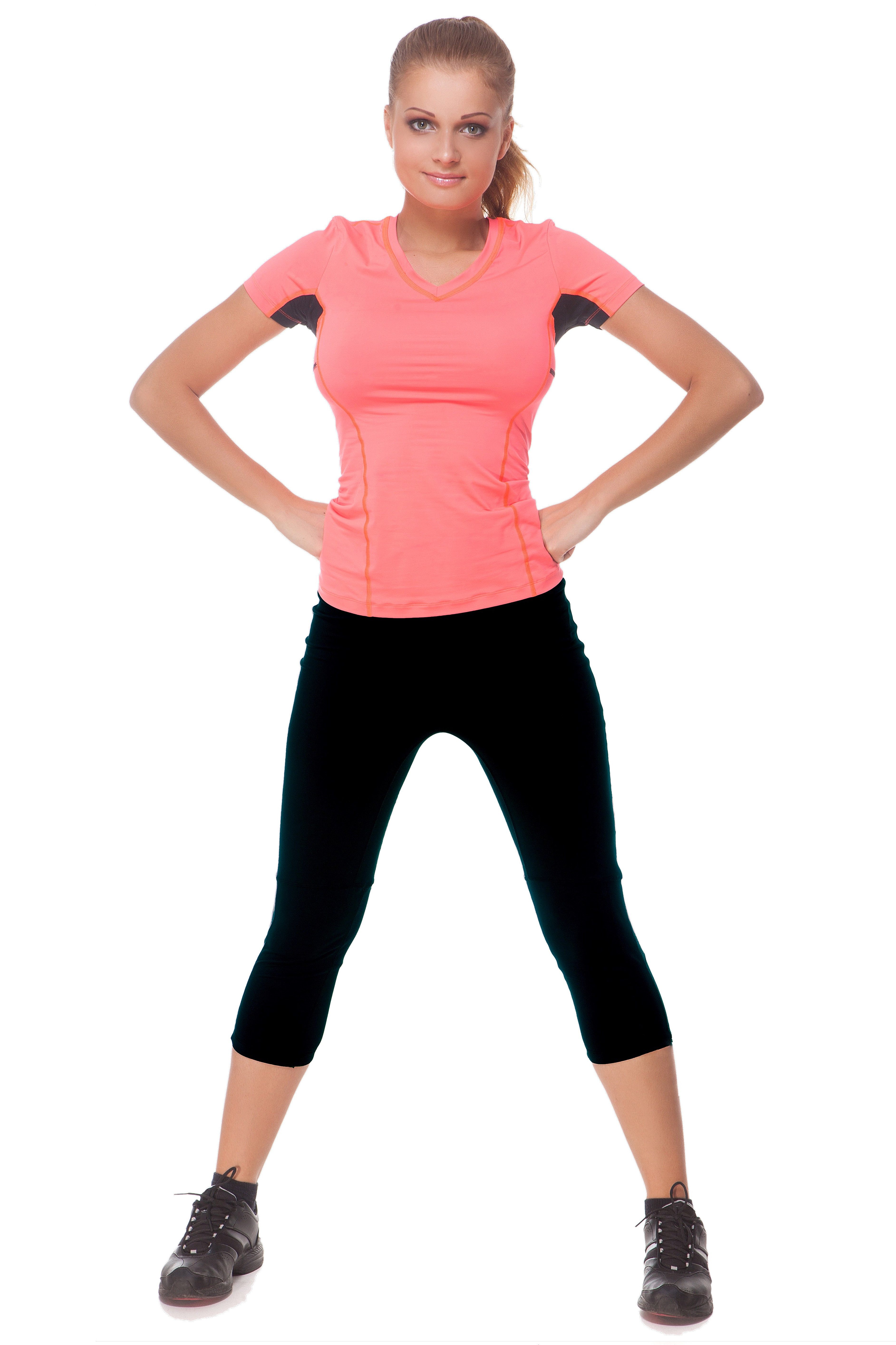 Cocain underwear Caprileggings 2 Baumwoll Legging 3/4 lang Freizeit Sport Gr. S - 3XL (2er-Pack) perfekte Passform – Bild 5 von 5
