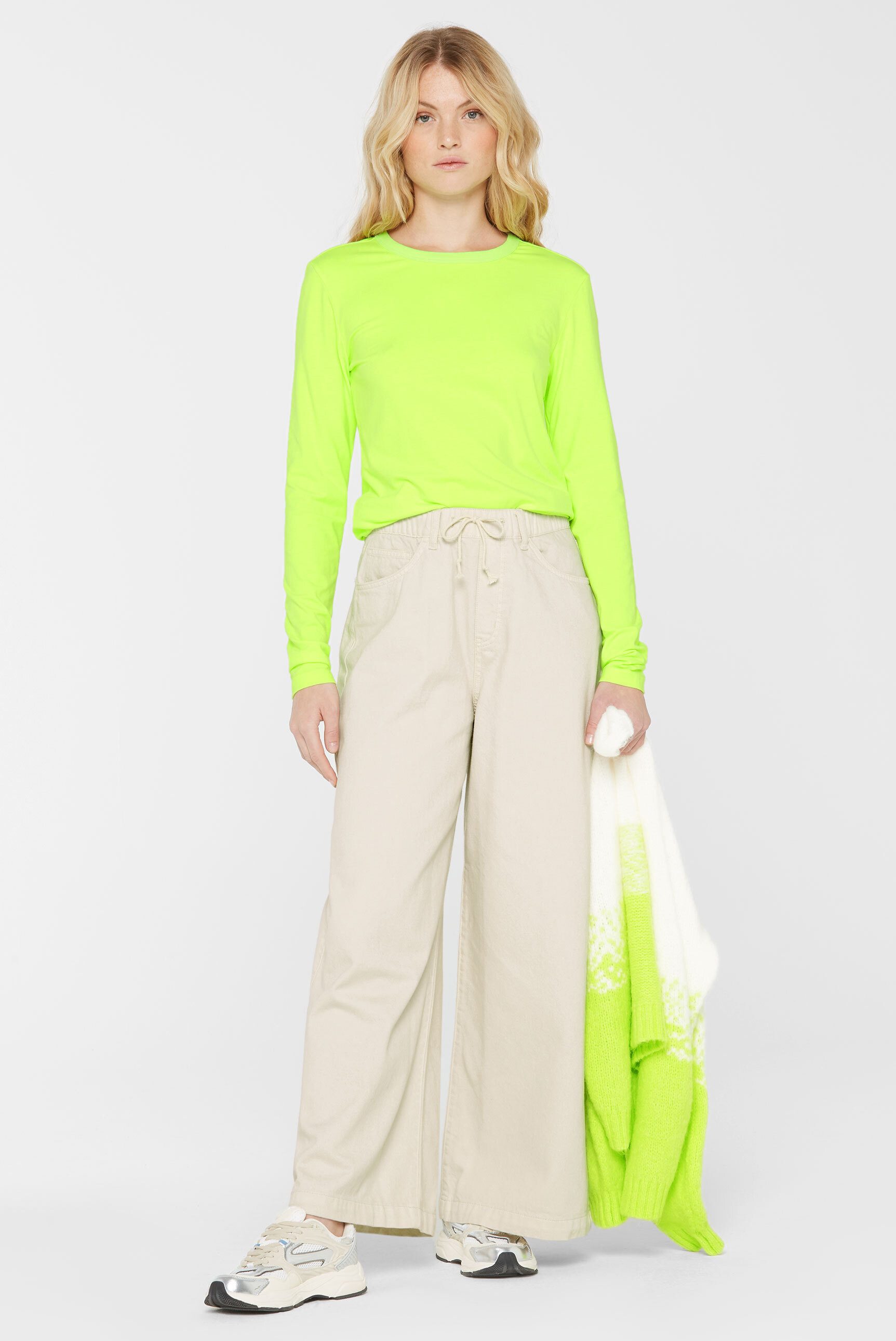 SENSES.THE LABEL Rundhalsshirt mit Baumwolle