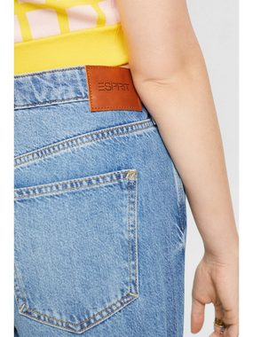Esprit Bequeme Jeans Gerade geschnittene Retro-Jeans mit niedrigem Bund