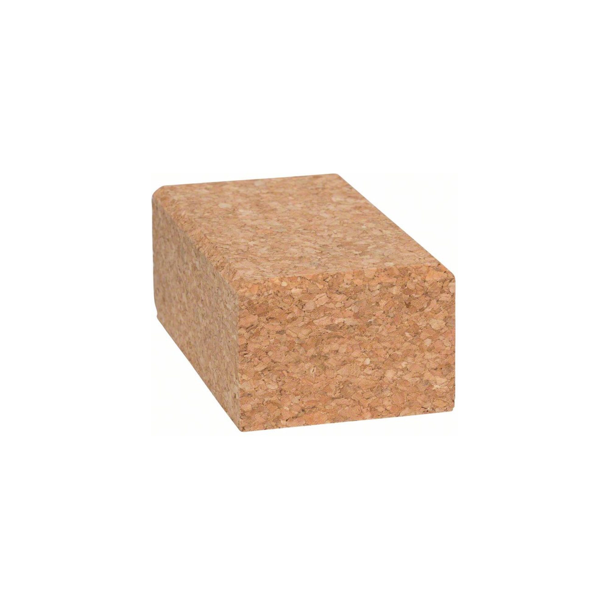 Schleifpapier Bosch Handschleifklotz Länge x Breite: 60 x 100 mm aus Kork klein