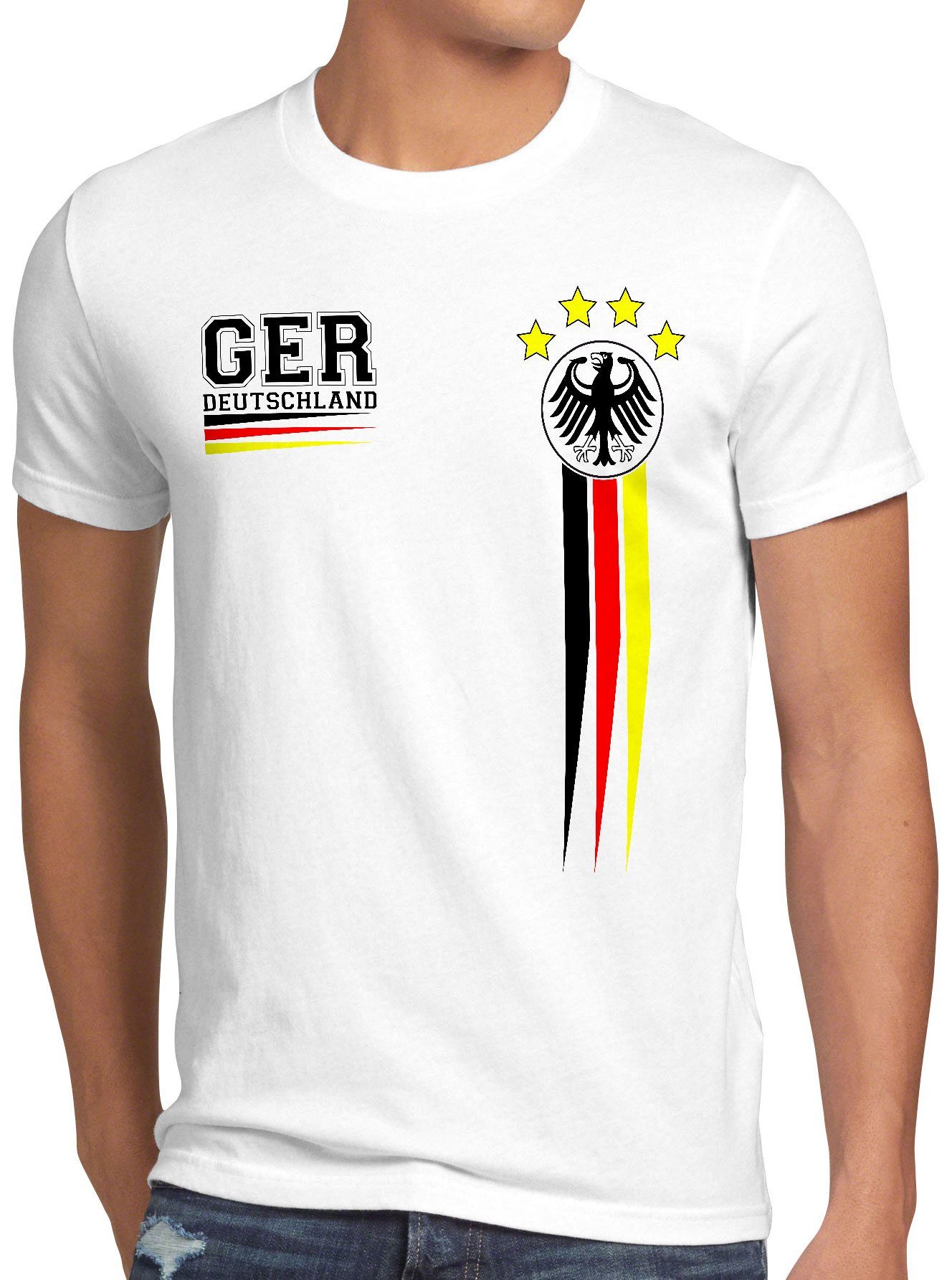 Deutschland Damenshirt weiß Fussballtrikot EM 2021 mit Name und Nummer 