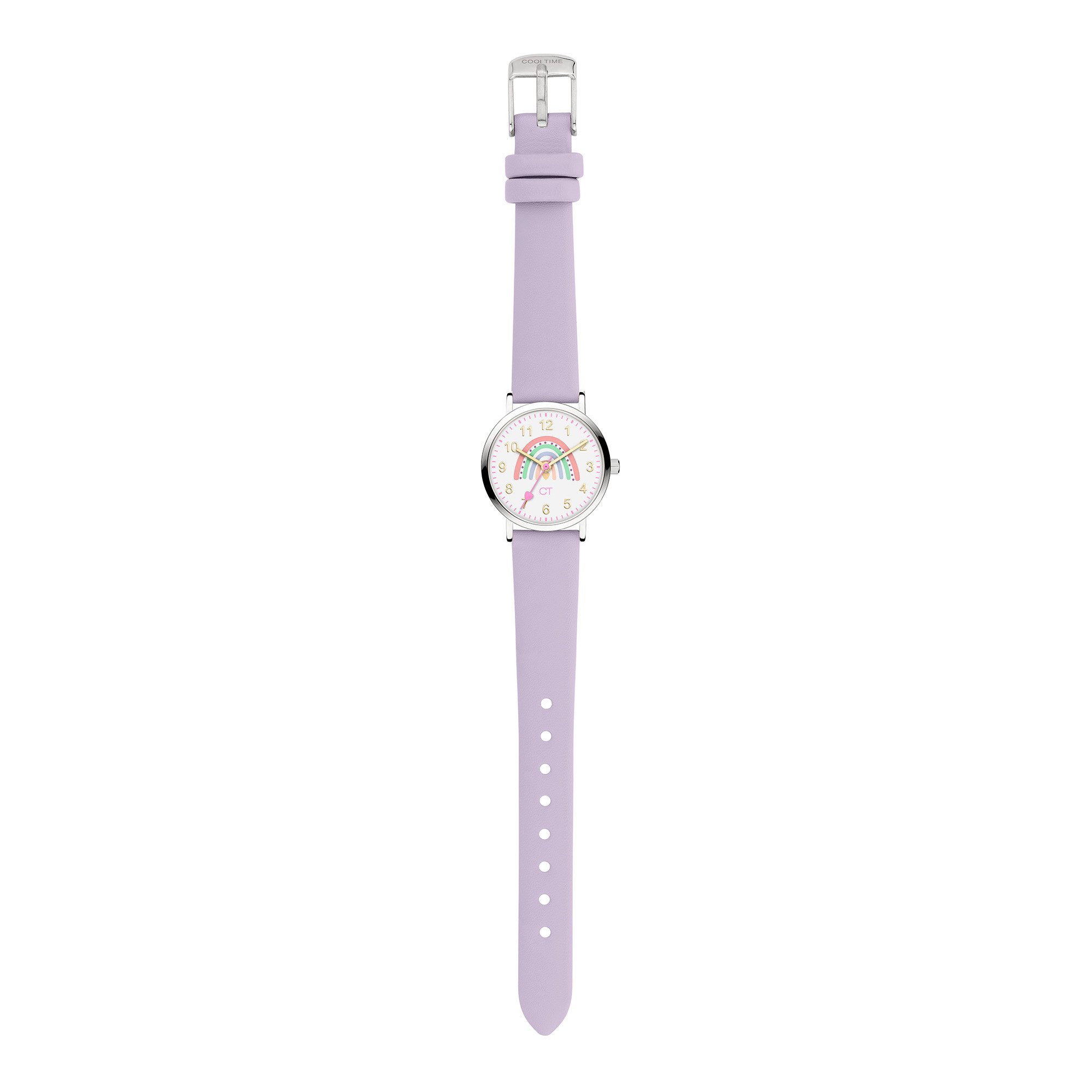 COOL TIME Quarzuhr The Cool Rainbow CT-0062-LQ, Armbanduhr, Kinderuhr, Mädchen, analog