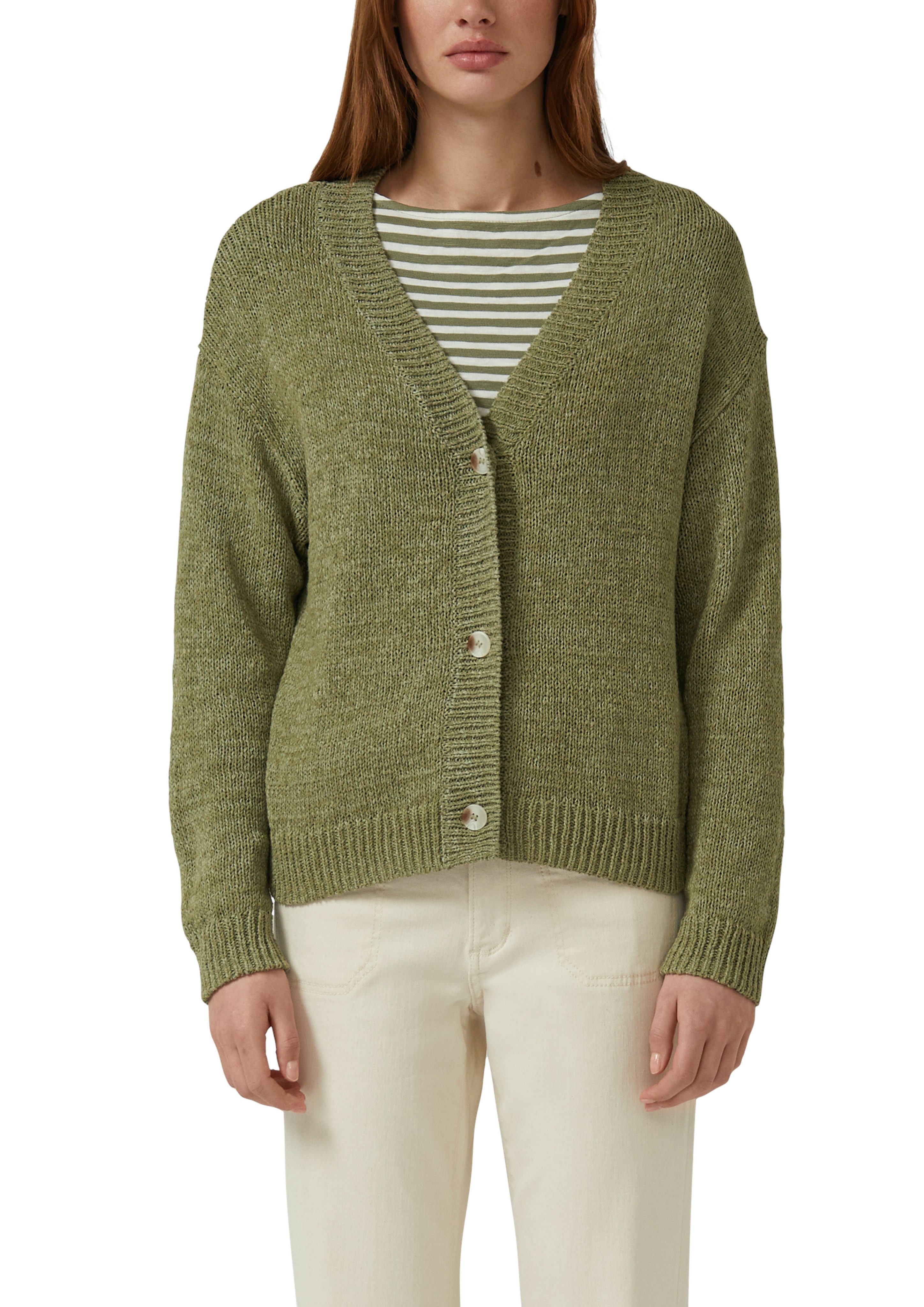 s.Oliver Strickjacke mit V-Ausschnitt günstig online kaufen