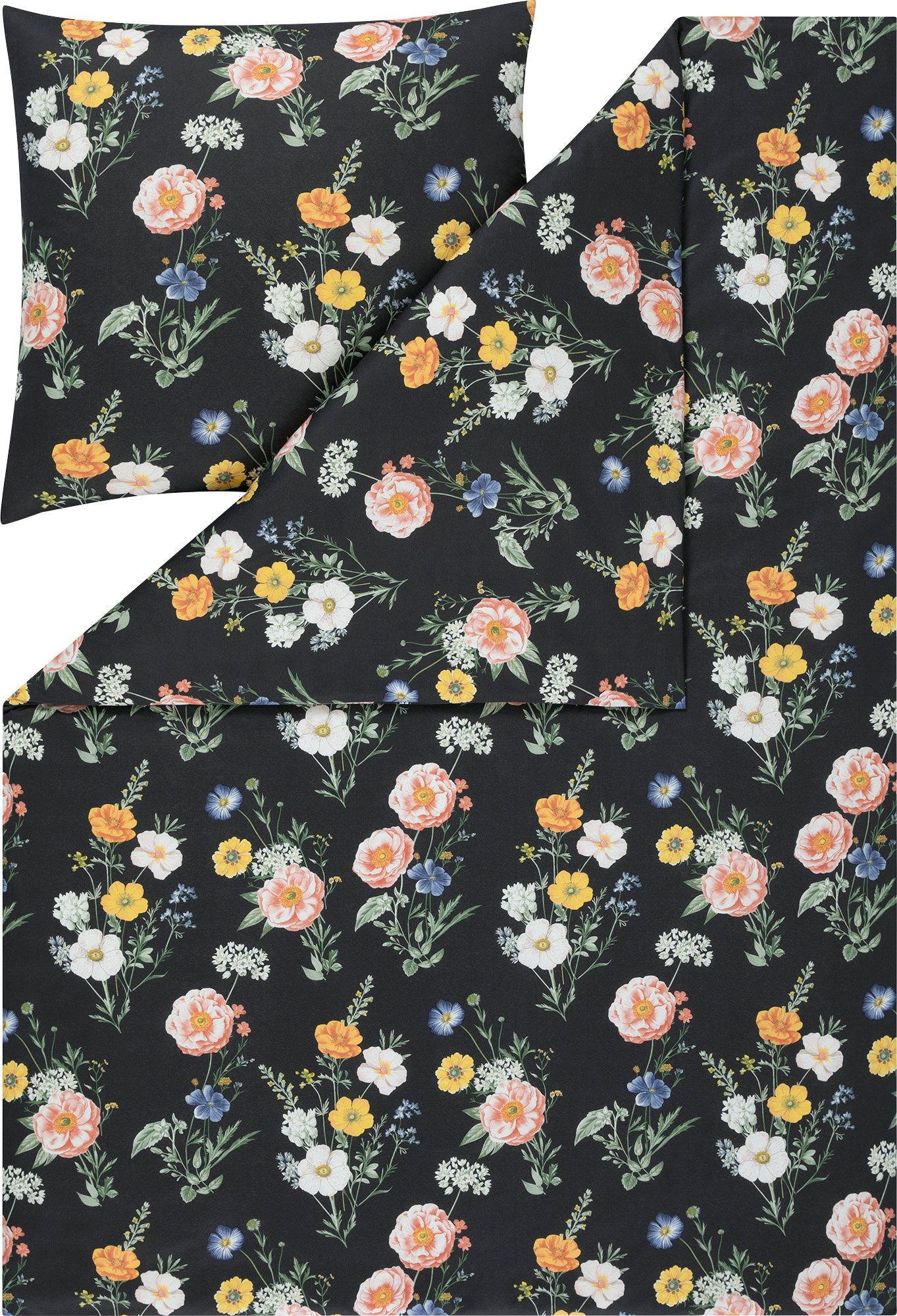 Estella Bettwäsche Bettwäsche "Fiona", Jersey, Mako-Interlock-Jersey Blumen