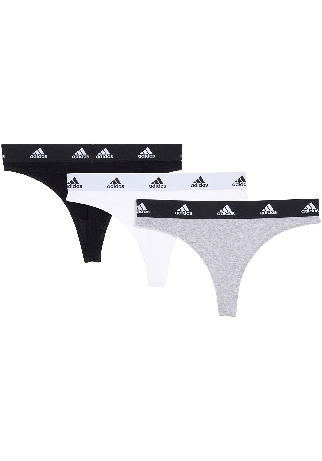 adidas Sportswear sortiert T-String Adidas 15 Thong Markenlabel mit (3er-Pack)