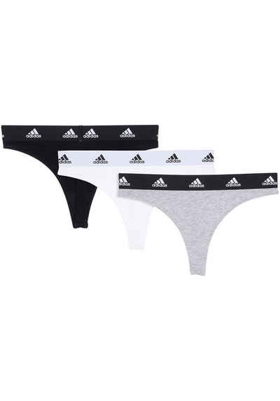 adidas Sportswear T-String "Active Comfort Cotton" (3er-Pack) Real Cool Cotton, schnelltrocknend und feuchtigkeitstransportierend