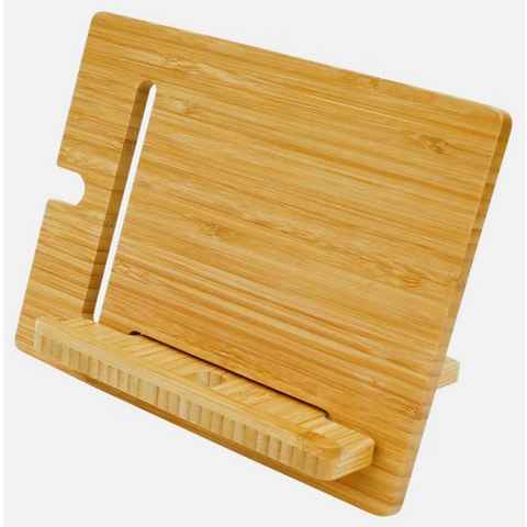 Spectrum Tabletständer Tablet Stand Bamboo für Tablet u. Handy Tablet-Ständer, (bis 12,00 Zoll)