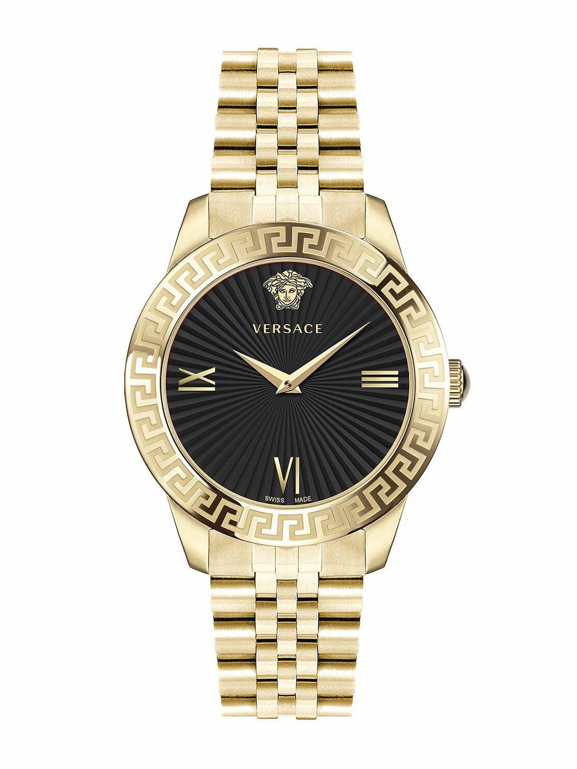 Versace Schweizer Uhr Greca Signature, Mit Echtheitskarte und CLG Sicherheitsnummer