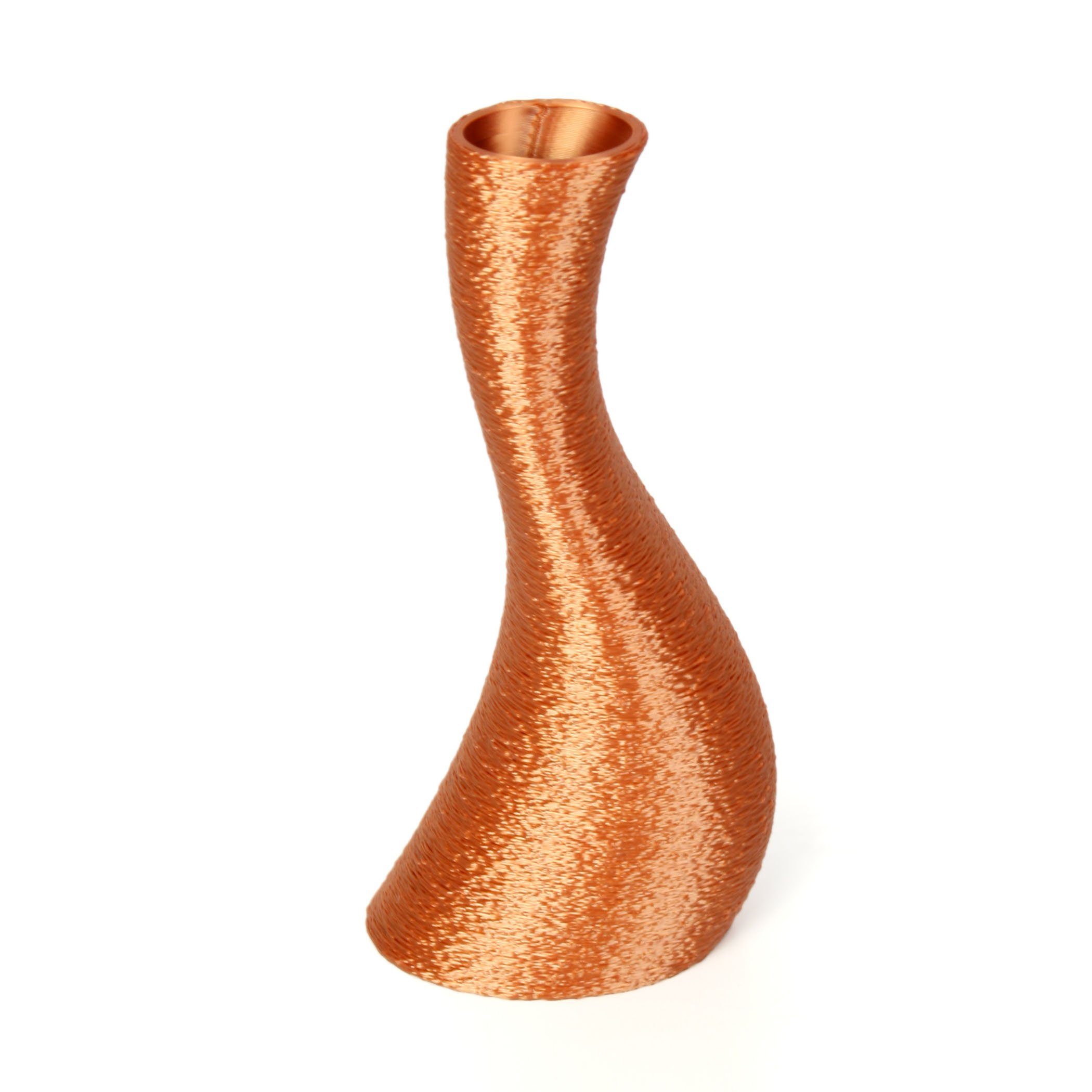 aus Dekorative Designer – Dekovase wasserdicht Rohstoffen; nachwachsenden Bronze & Blumenvase Kreative Vase Bio-Kunststoff, bruchsicher Feder aus