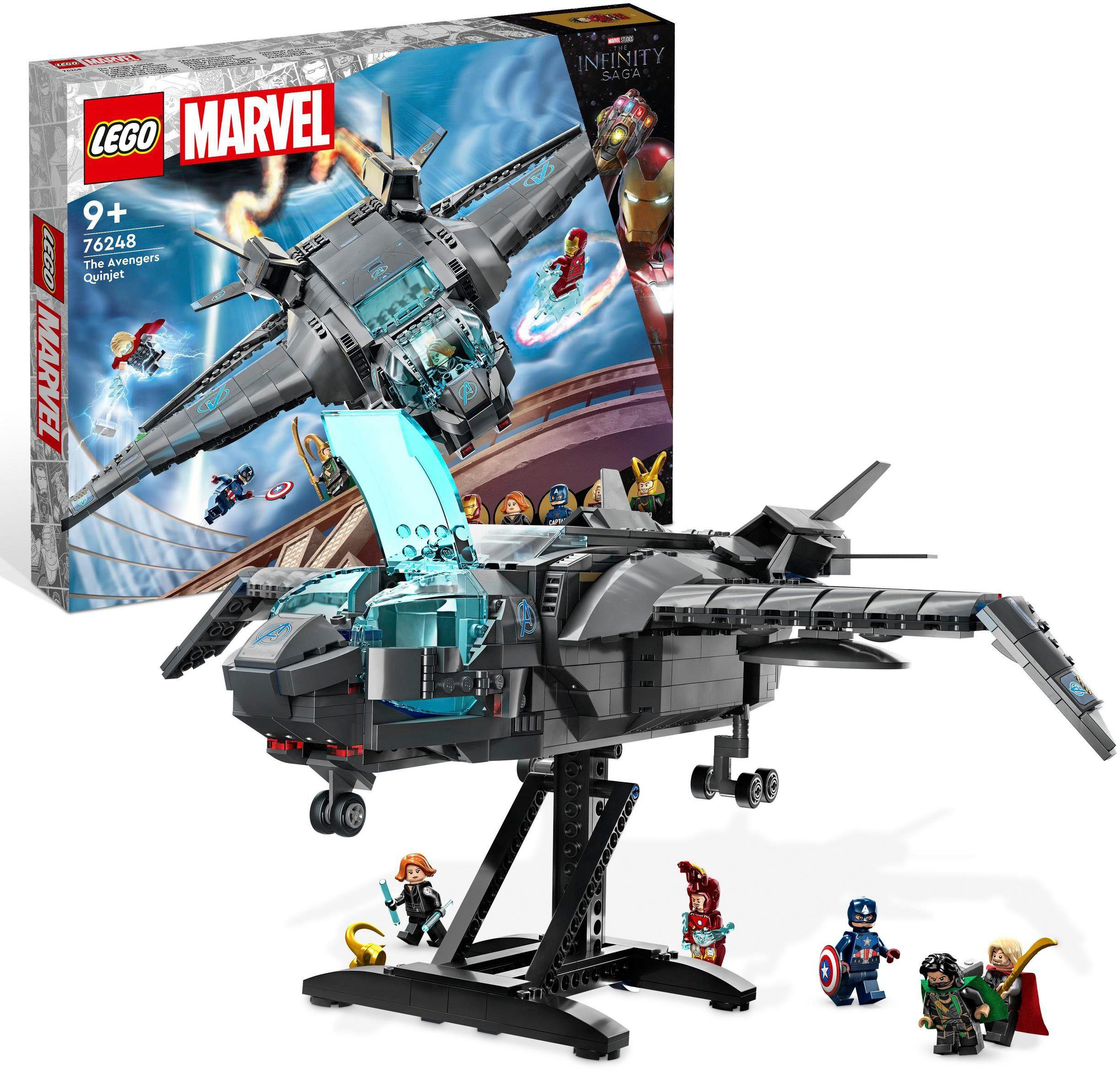 LEGO® Konstruktionsspielsteine Der Quinjet der Avengers (76248), LEGO® Marvel, (795 St), Made in Europe