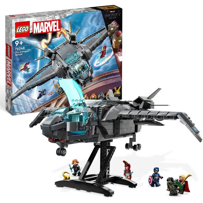 LEGO® Konstruktionsspielsteine Der Quinjet der Avengers (76248) LEGO® Marvel (795 St) Made in Europe