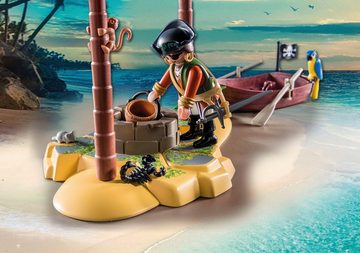 Playmobil® Konstruktions-Spielset Piratenschatzinsel mit Skelett (70962), Piraten, (104 St), Made in Germany