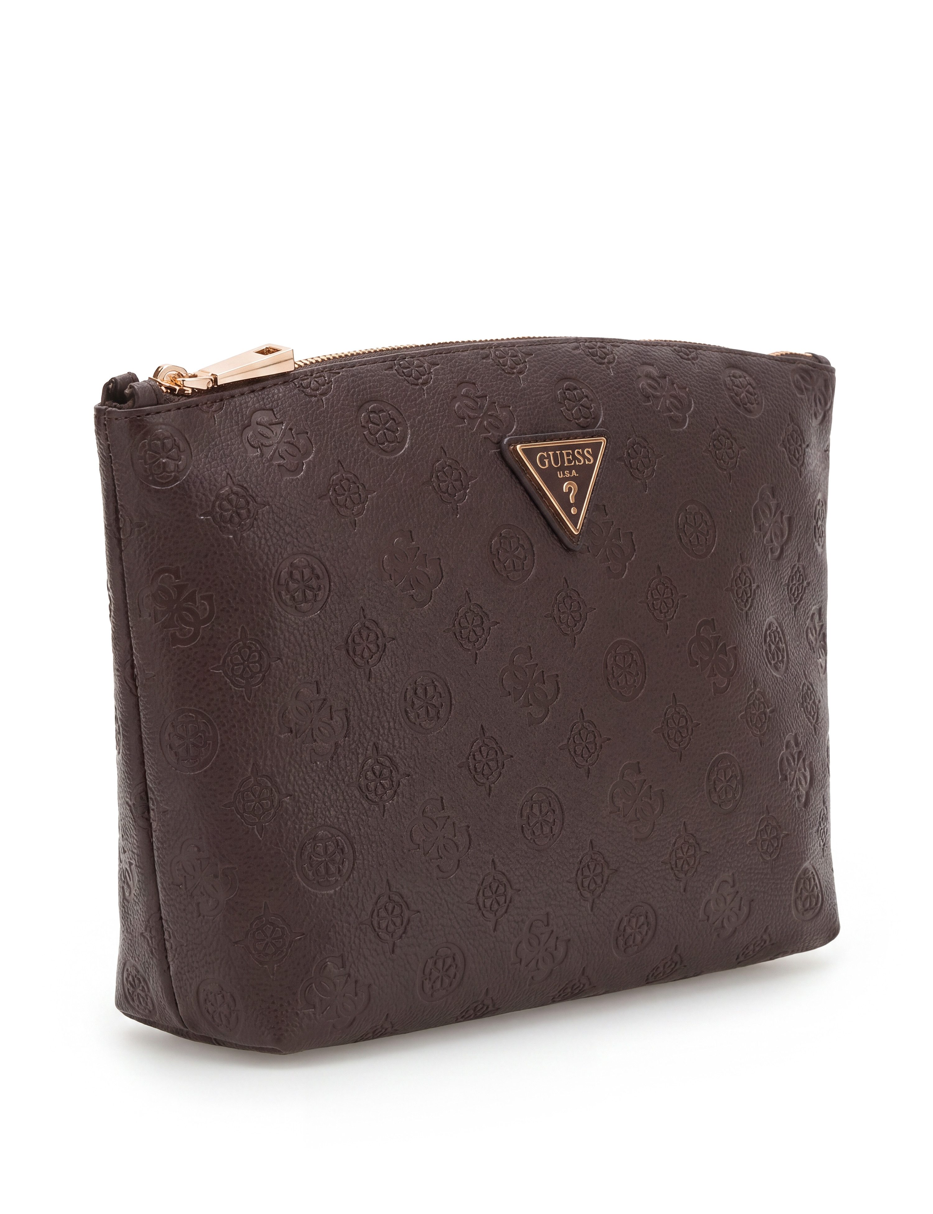 Guess Kosmetiktasche LENWOOD TOP ZIP COSMETIC, Waschbeutel, Wash Bag, Kosmetiktasche mit Reißverschluss