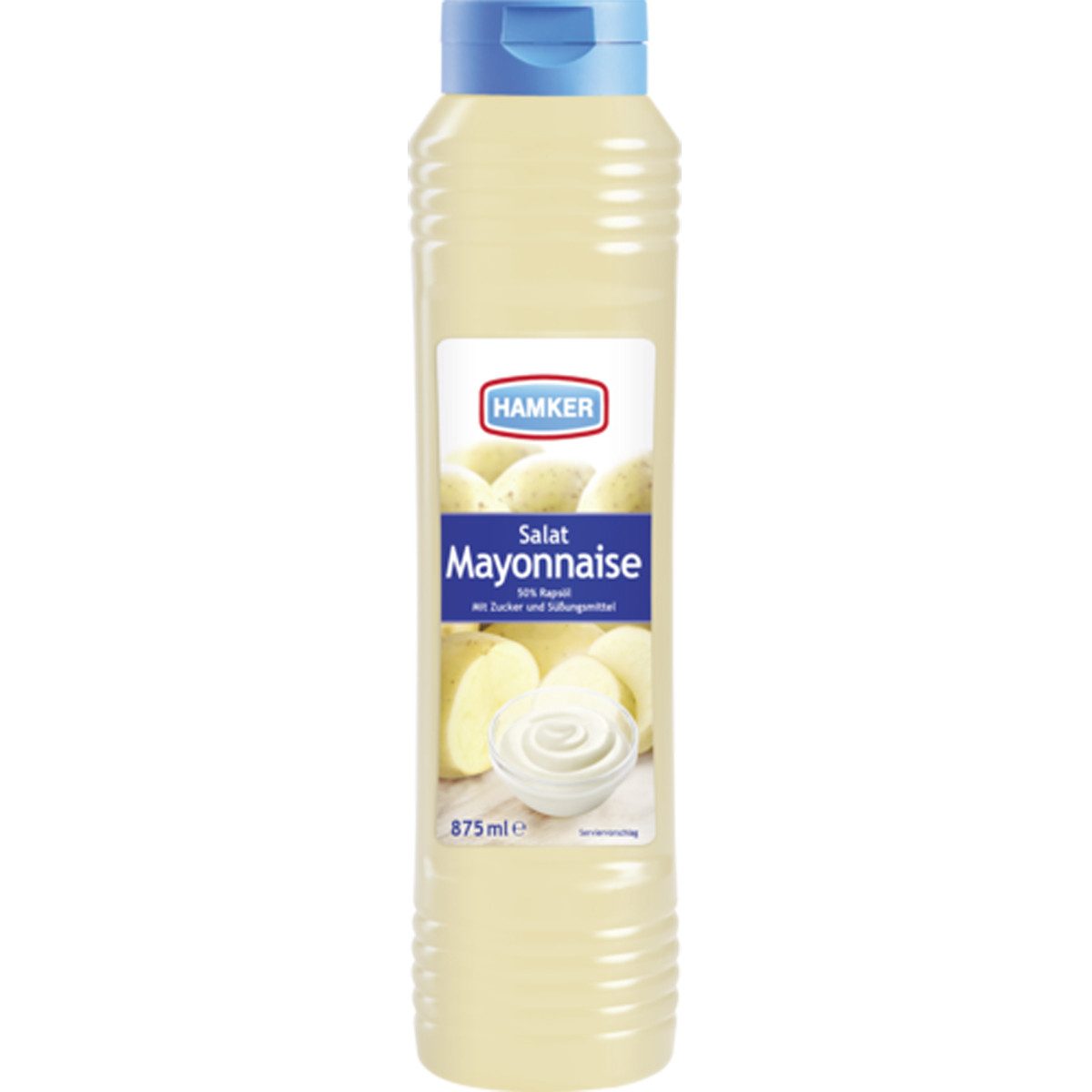 HAMKER Saucen, Hamker Salat Mayonnaise cremig fein würzig mit Rapsöl 875 ml