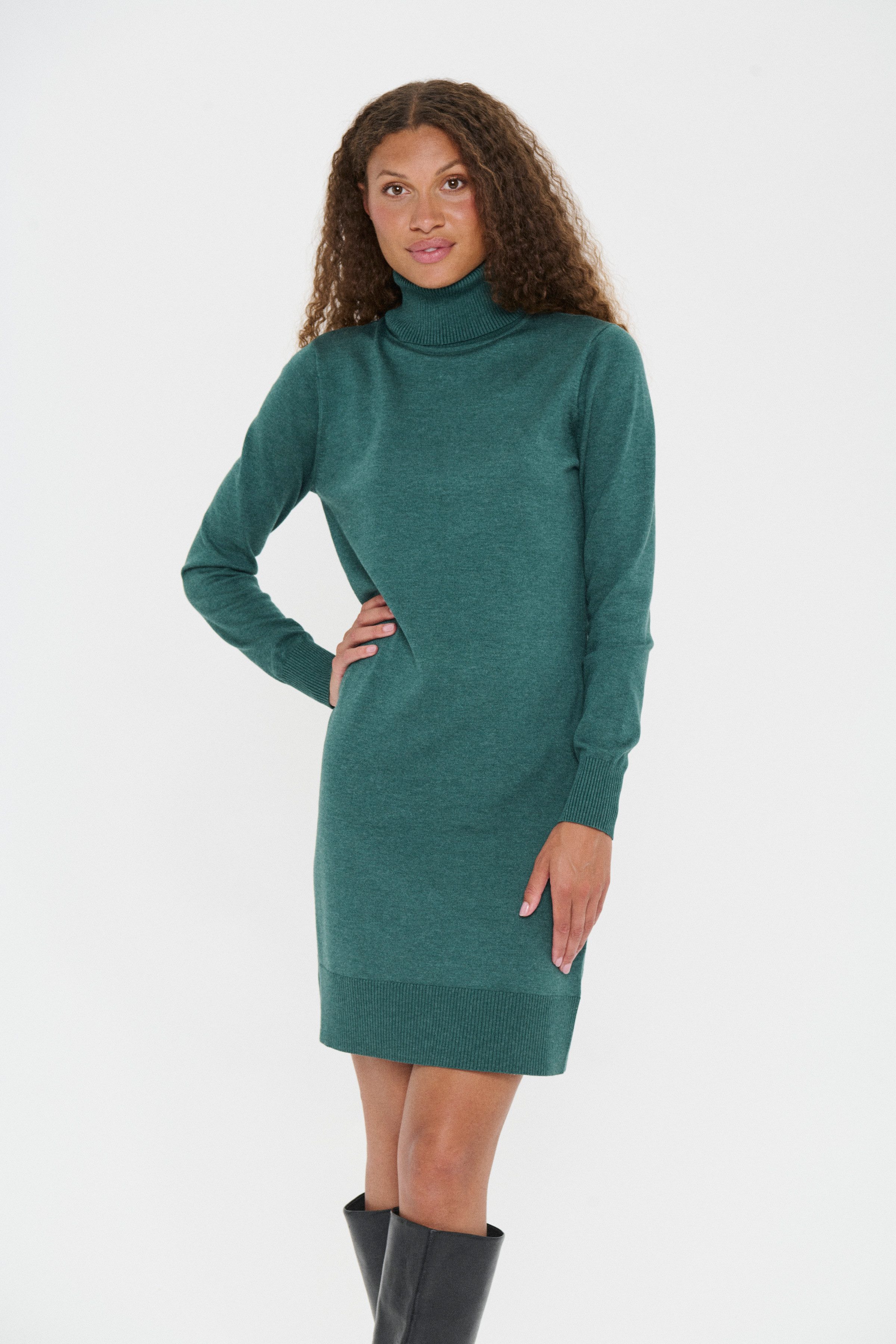 Saint Tropez Strickkleid U6801, MilaSZ Rollneck Dress Regular fit, Viskosem günstig online kaufen