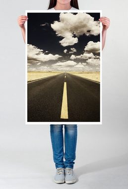Sinus Art Poster Landschaftsfotografie 60x90cm Poster On the Road