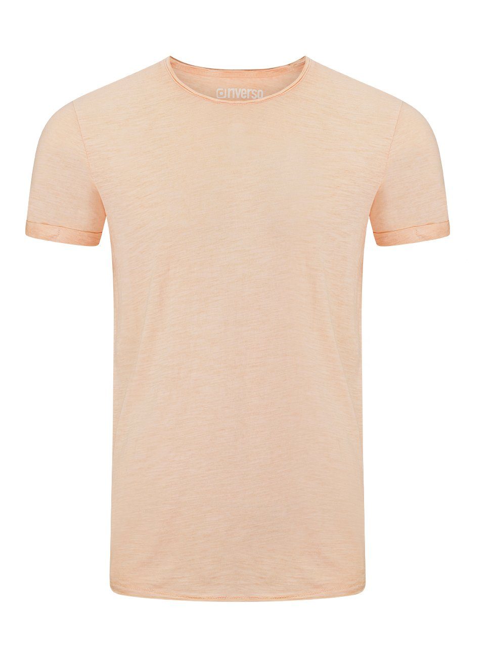 riverso T-Shirt Herren Basic Shirt RIVMatteo Regular Fit (1-tlg) Basic Kurzarm Tee Shirt mit Rundhalsausschnitt aus 100% Baumwolle