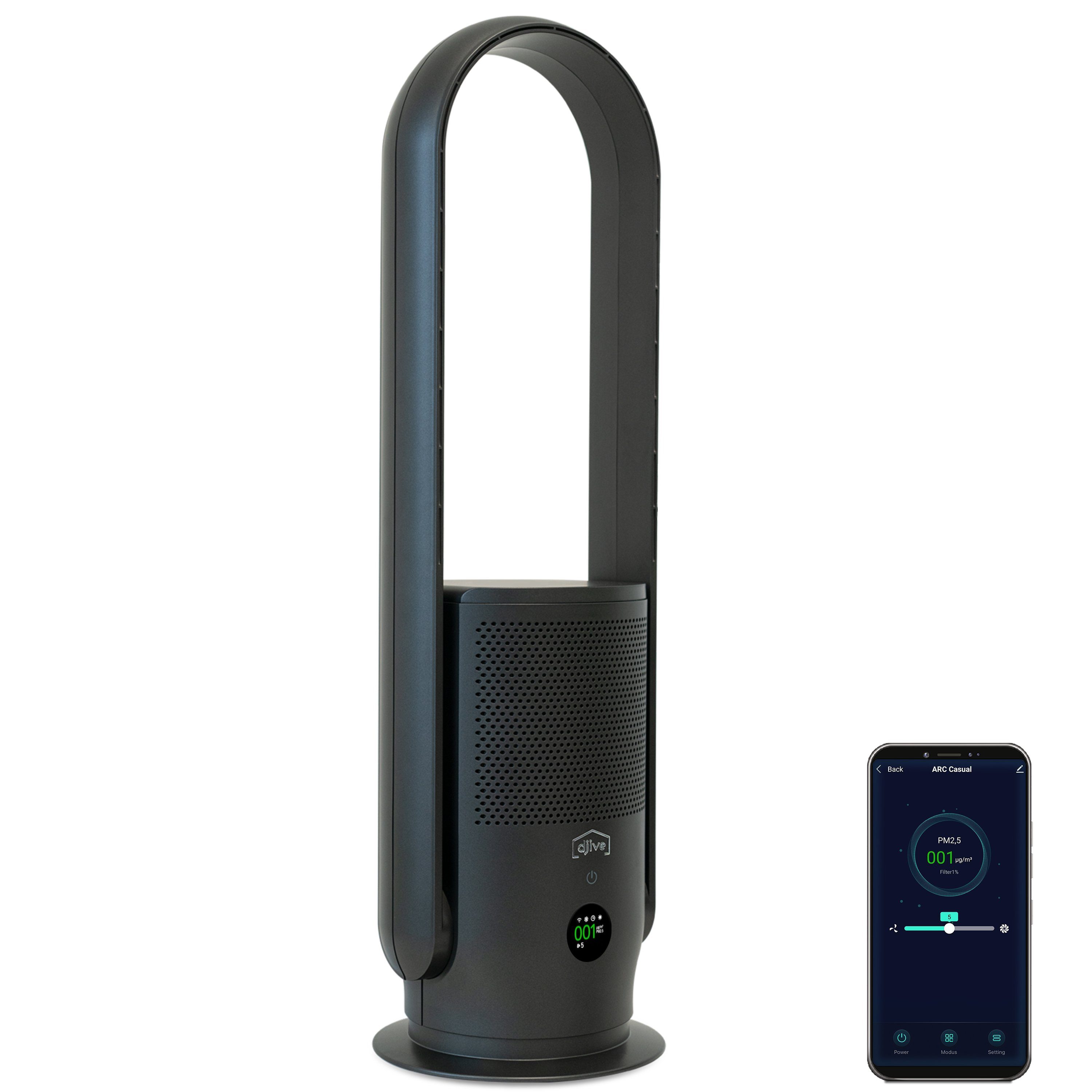 djive Ventilatorkombigerät ARC Casual, 9 Stufen günstig online kaufen