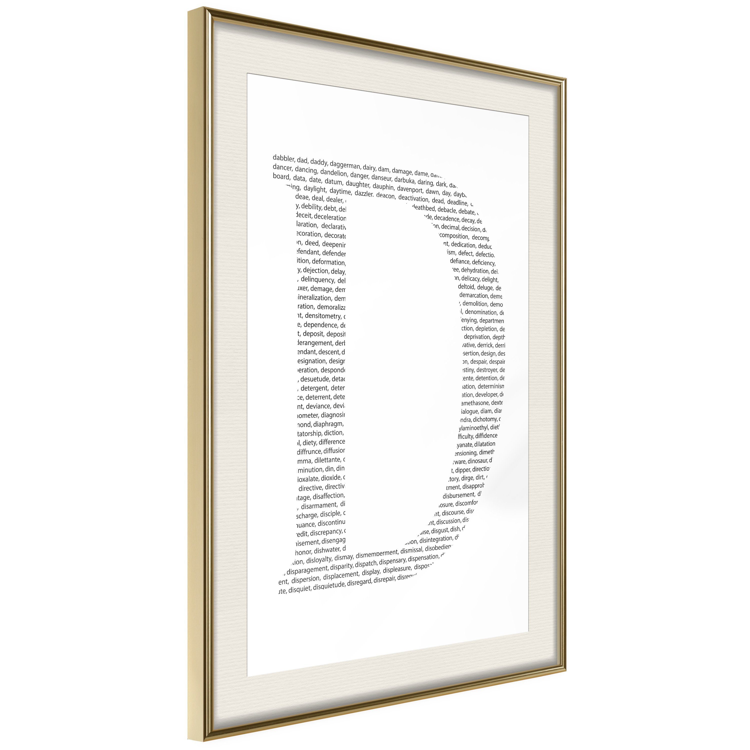 Artgeist Poster Letter D []