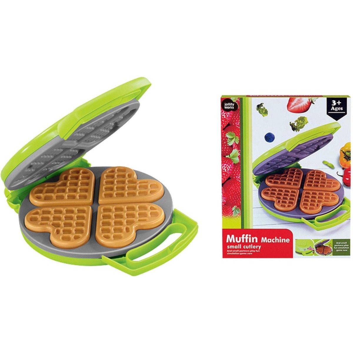 Jollity Spielküche Waffelmaschine – Spielküchen-Gerät mit Licht & Sound
