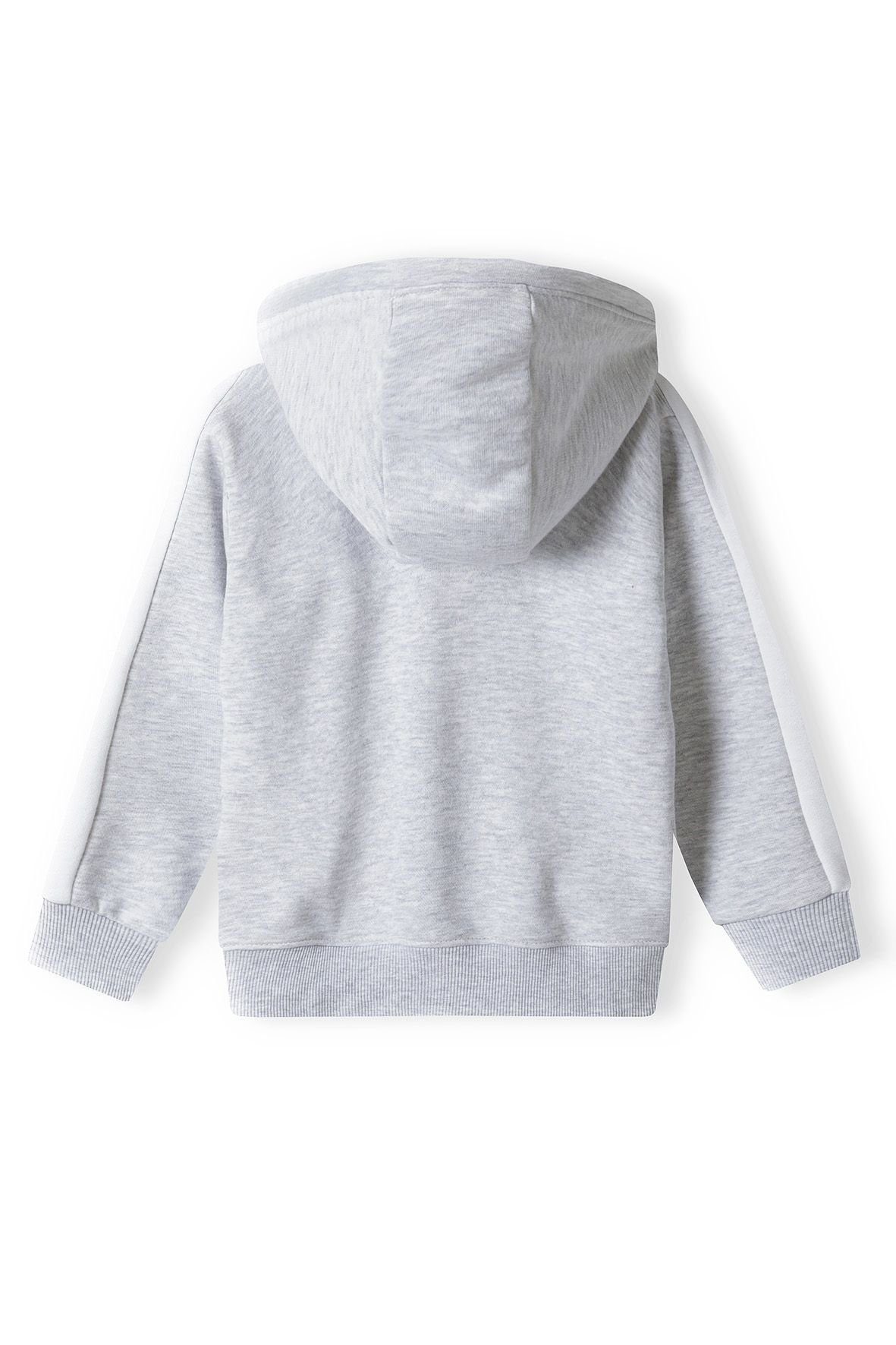 (12m-14y) Hoodie Grau Zipper mit MINOTI Meliert Kapuzensweatshirt