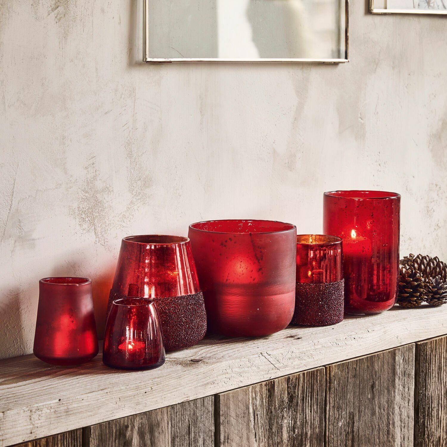 Mirabeau Windlicht Windlicht 6er Set Paro günstig online kaufen