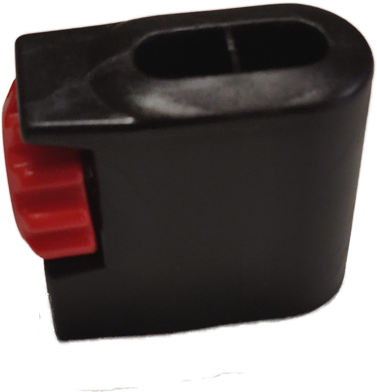 MWH Abdeckkappe Bodengleiter 35x20mm in schwarz mit Höhenversteller