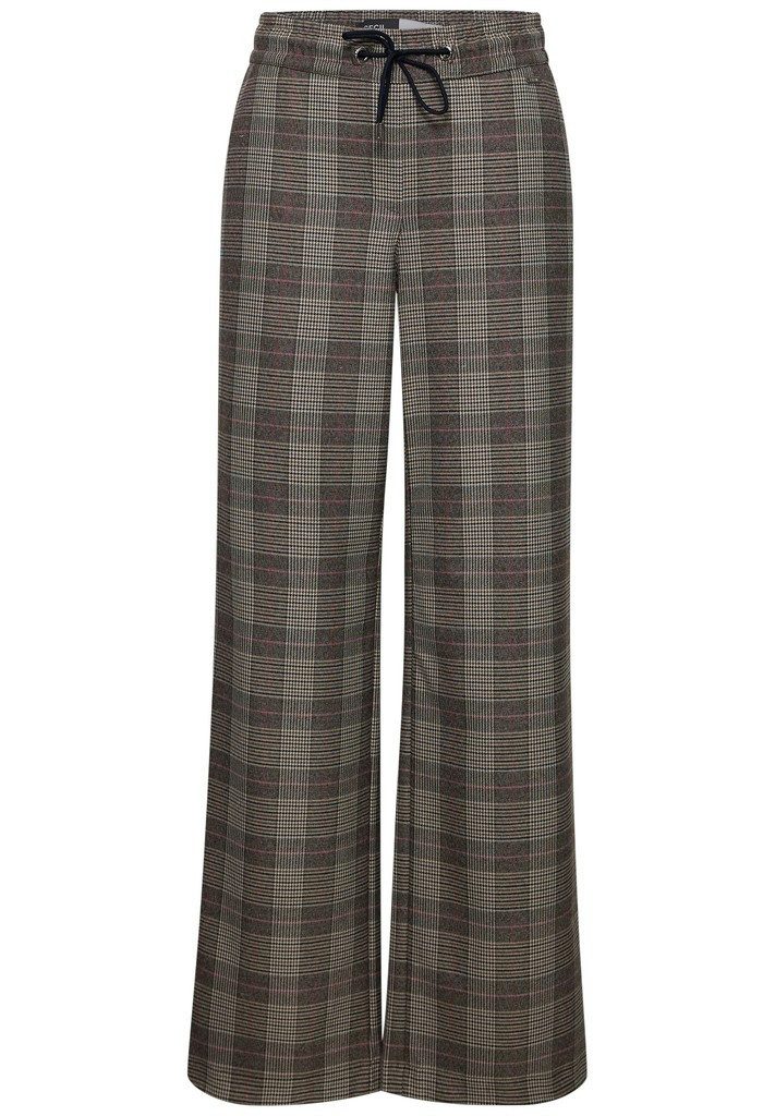 CECIL Jogginghose Style Neele Check