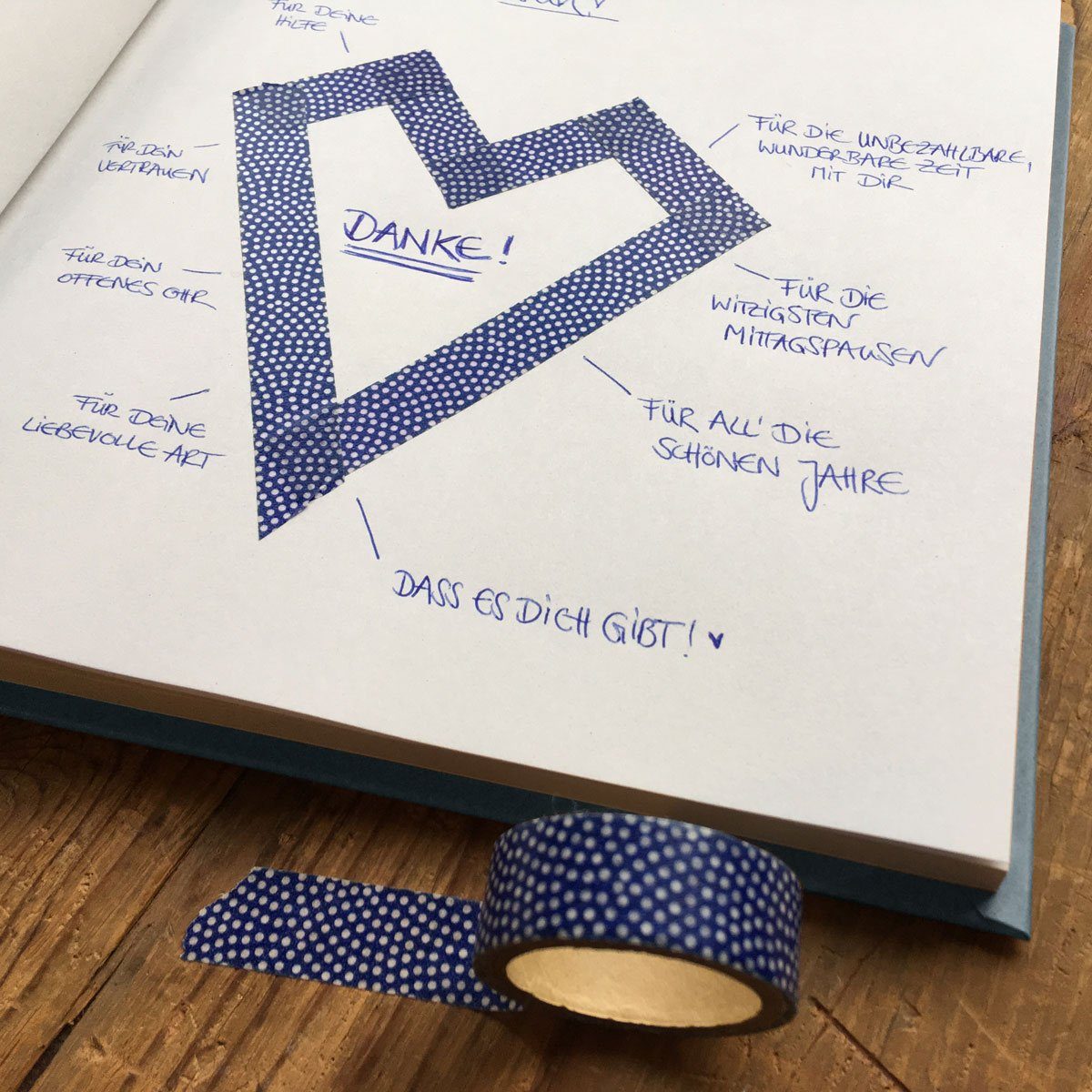 Abschiedsbuch Für Kollegen & Lehrer - Danke Für Die Fabelhafte Zeit In Blau Rosa
