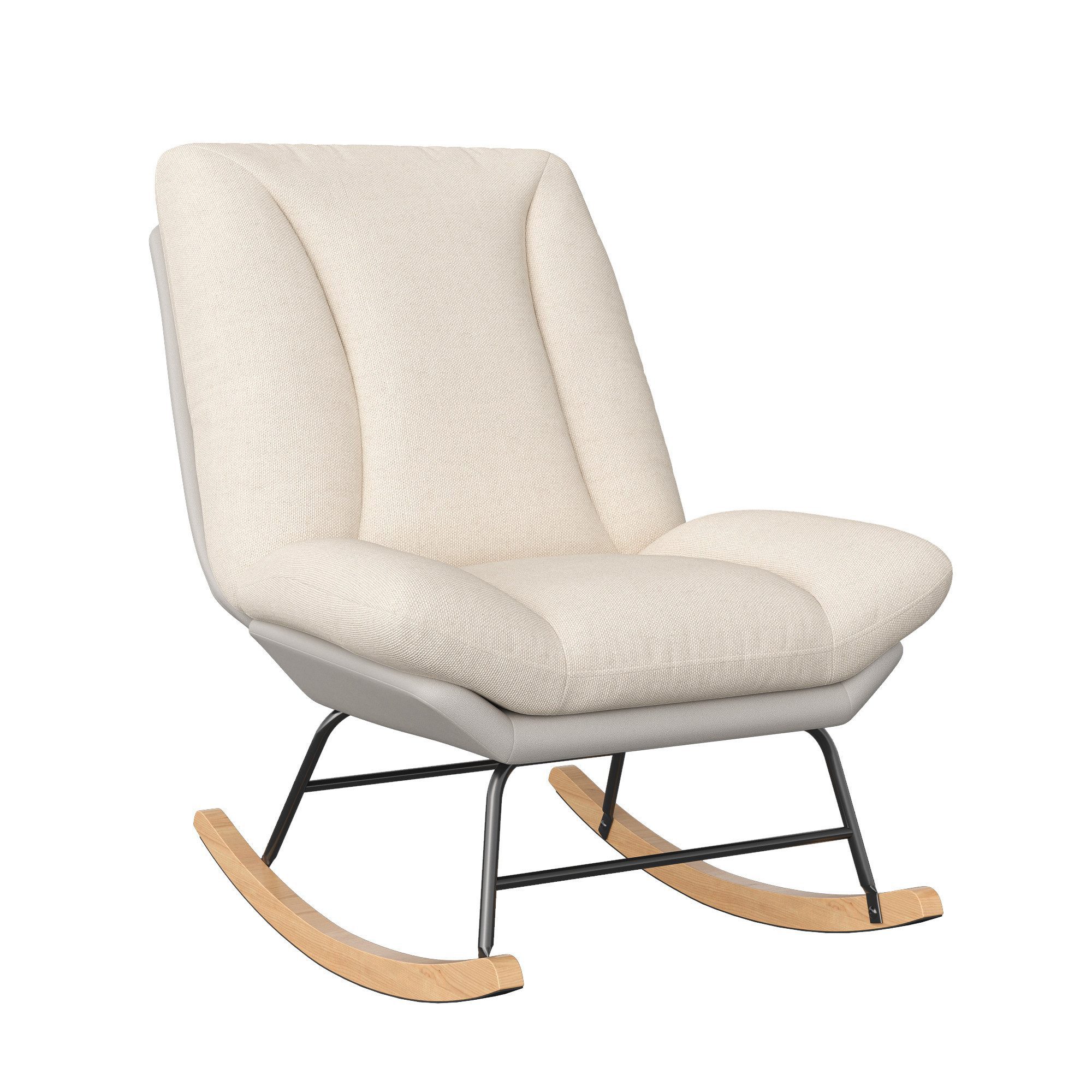 FUROKOY Schaukelstuhl Stillsessel Relaxsessel Schaukelsessel, (Abnehmbares günstig online kaufen