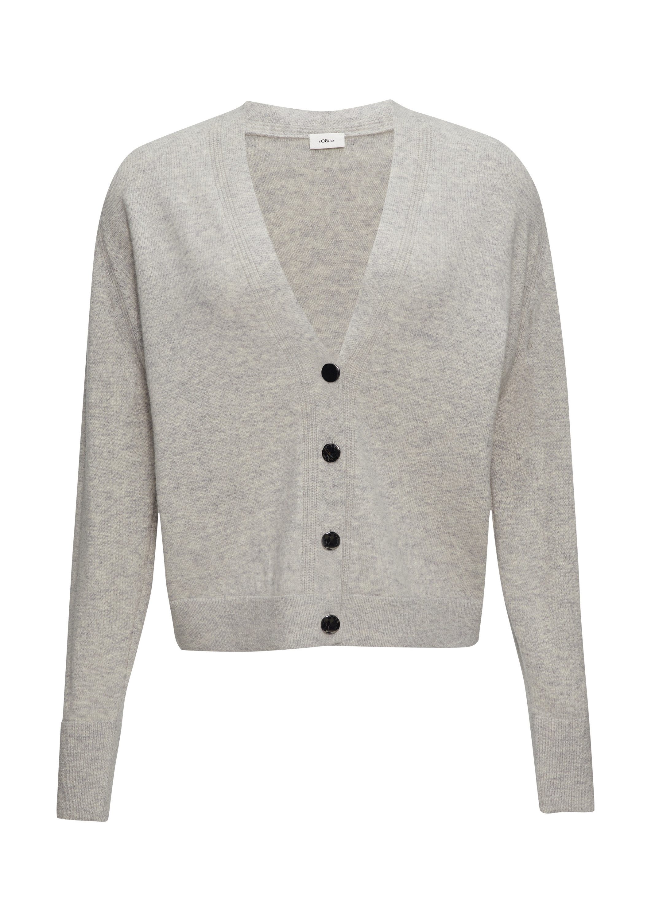 s.Oliver Cardigan Strickjacke Strickjacke aus Kaschmirmix günstig online kaufen