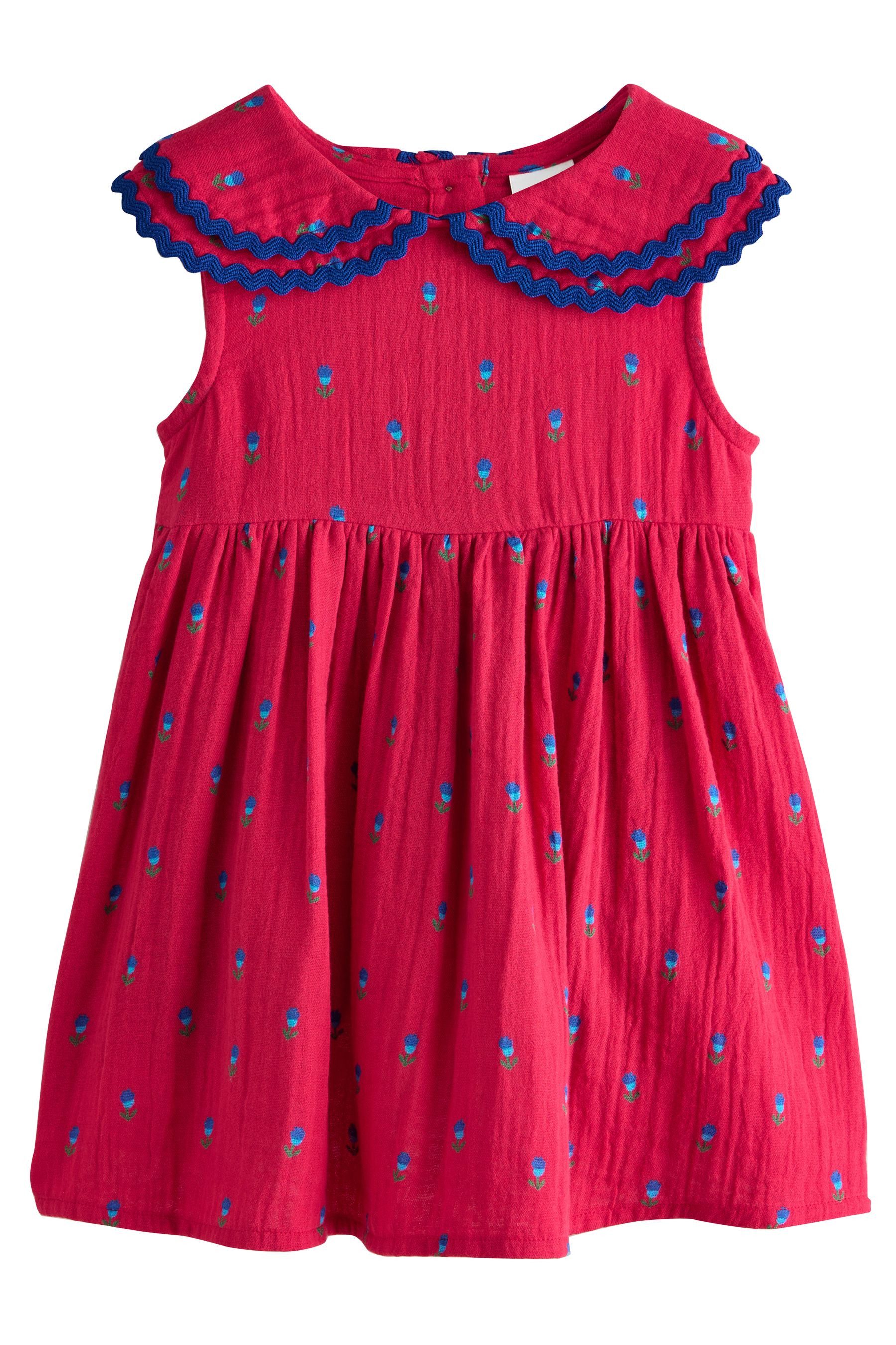 Next Blusenkleid Ric Rac Kleid mit Kragen (1-tlg)