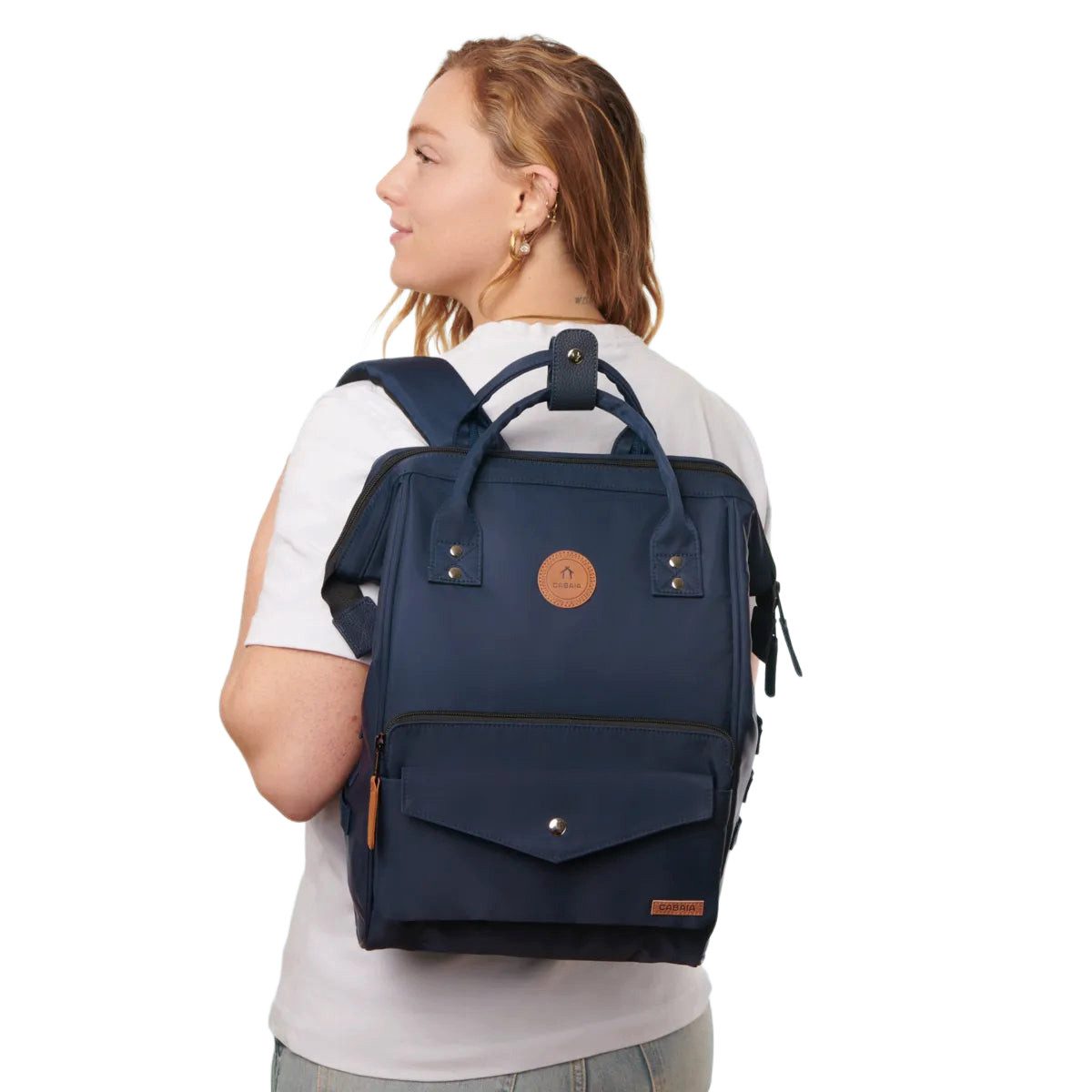 CABAIA Rucksack Medium Nara (kein Set), recyceltes Material