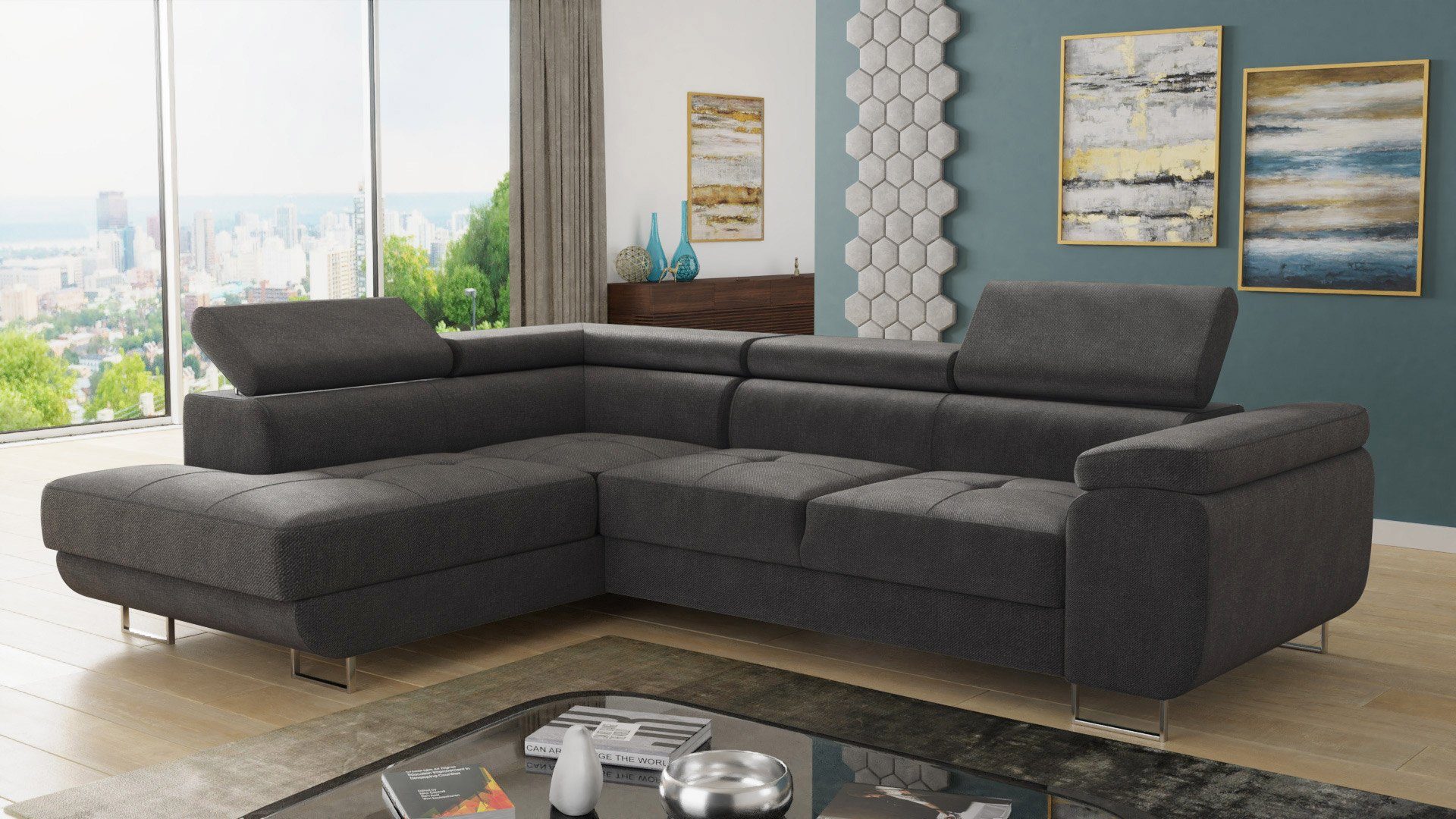 Sofnet Ecksofa Caris, mit Schlaffunktion und günstig online kaufen