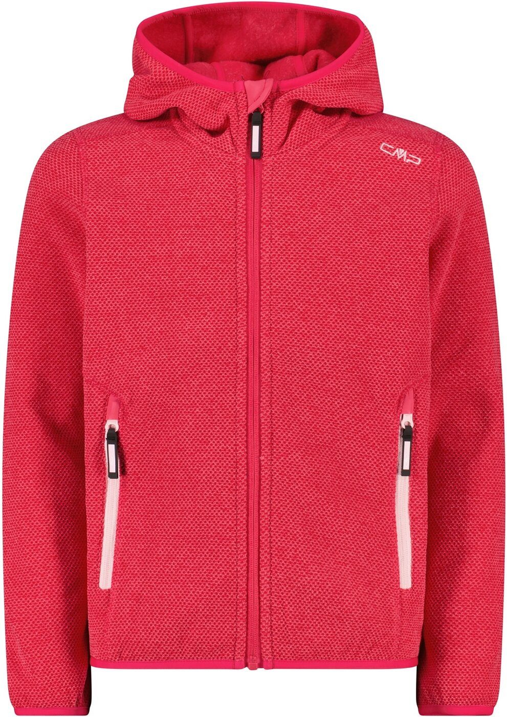 CMP Shirttop KID G JACKET FIX HOOD CARMINIO-PINK
