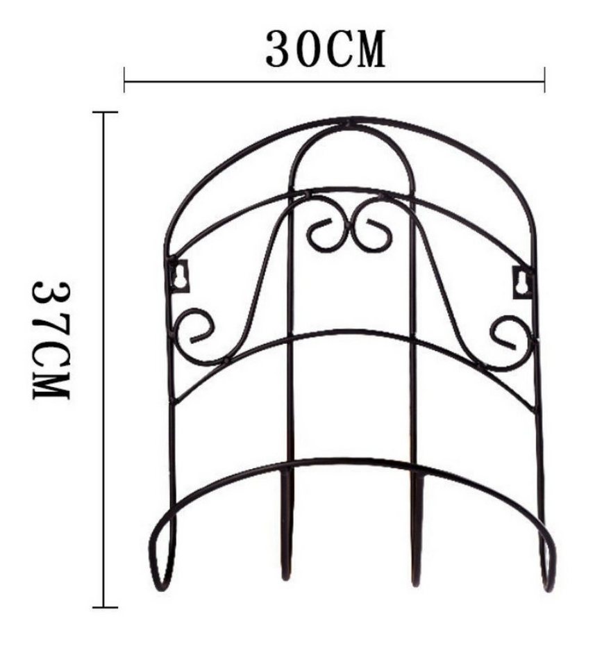 Thumbnail - BAYLI Gartenschlauch 2er Set Gartenschlauchhalter aus Gusseisen, Wasserschlauchhalterung